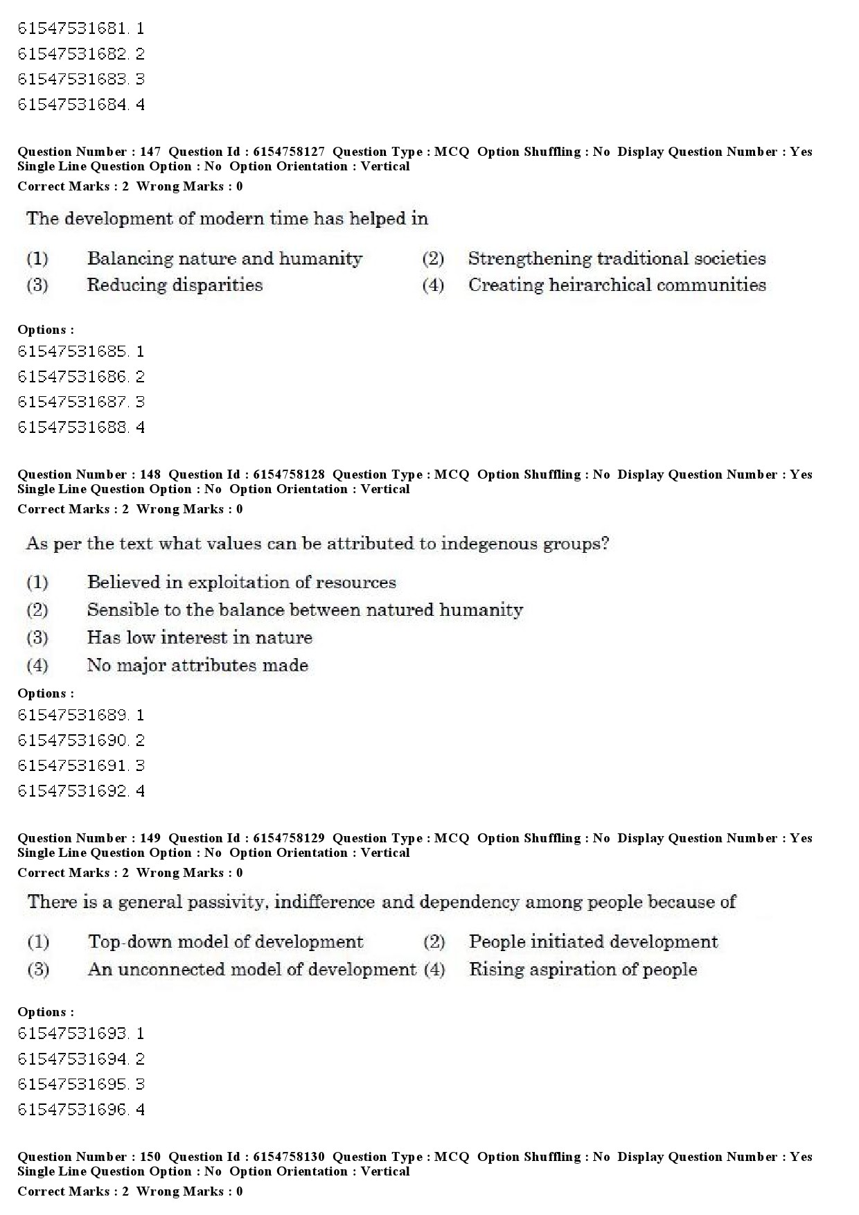 UGC NET Adult Education Question Paper December 2019 140