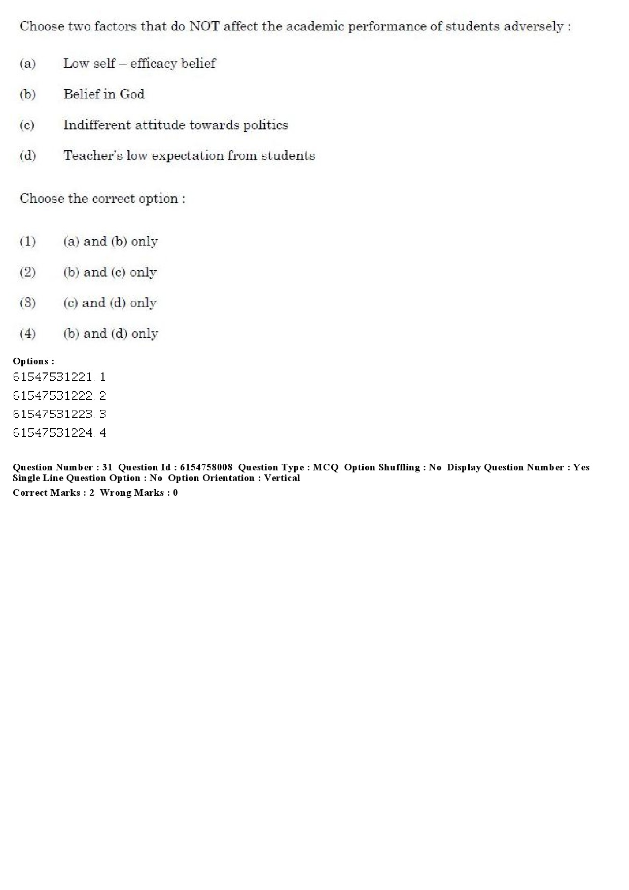 UGC NET Adult Education Question Paper December 2019 28