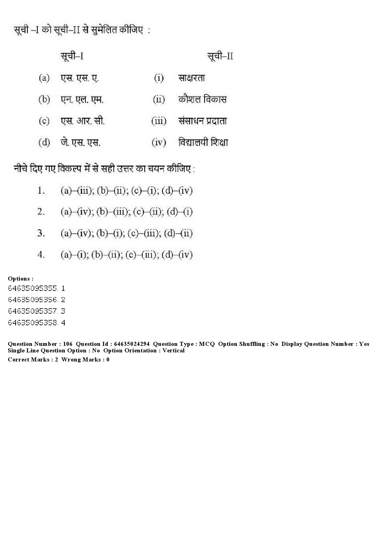 UGC NET Adult Education Question Paper June 2019 107