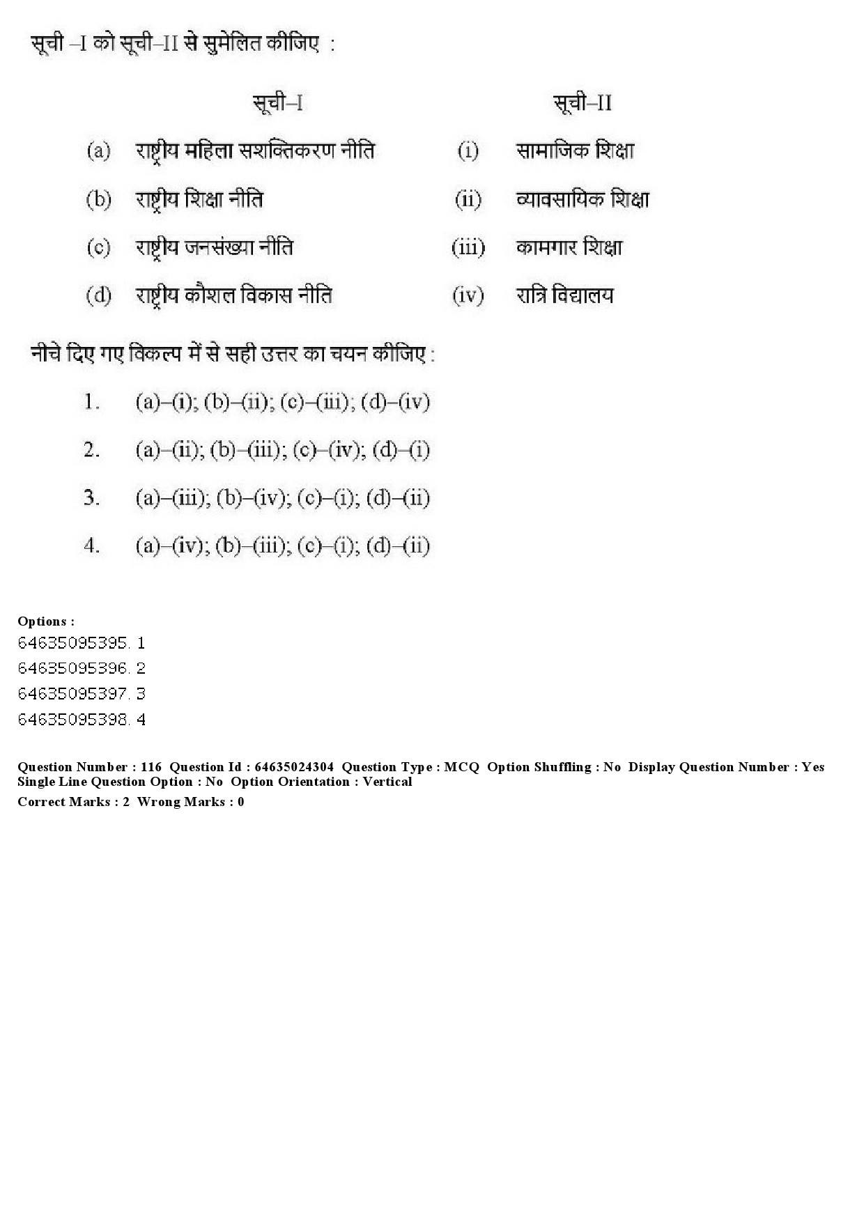 UGC NET Adult Education Question Paper June 2019 127