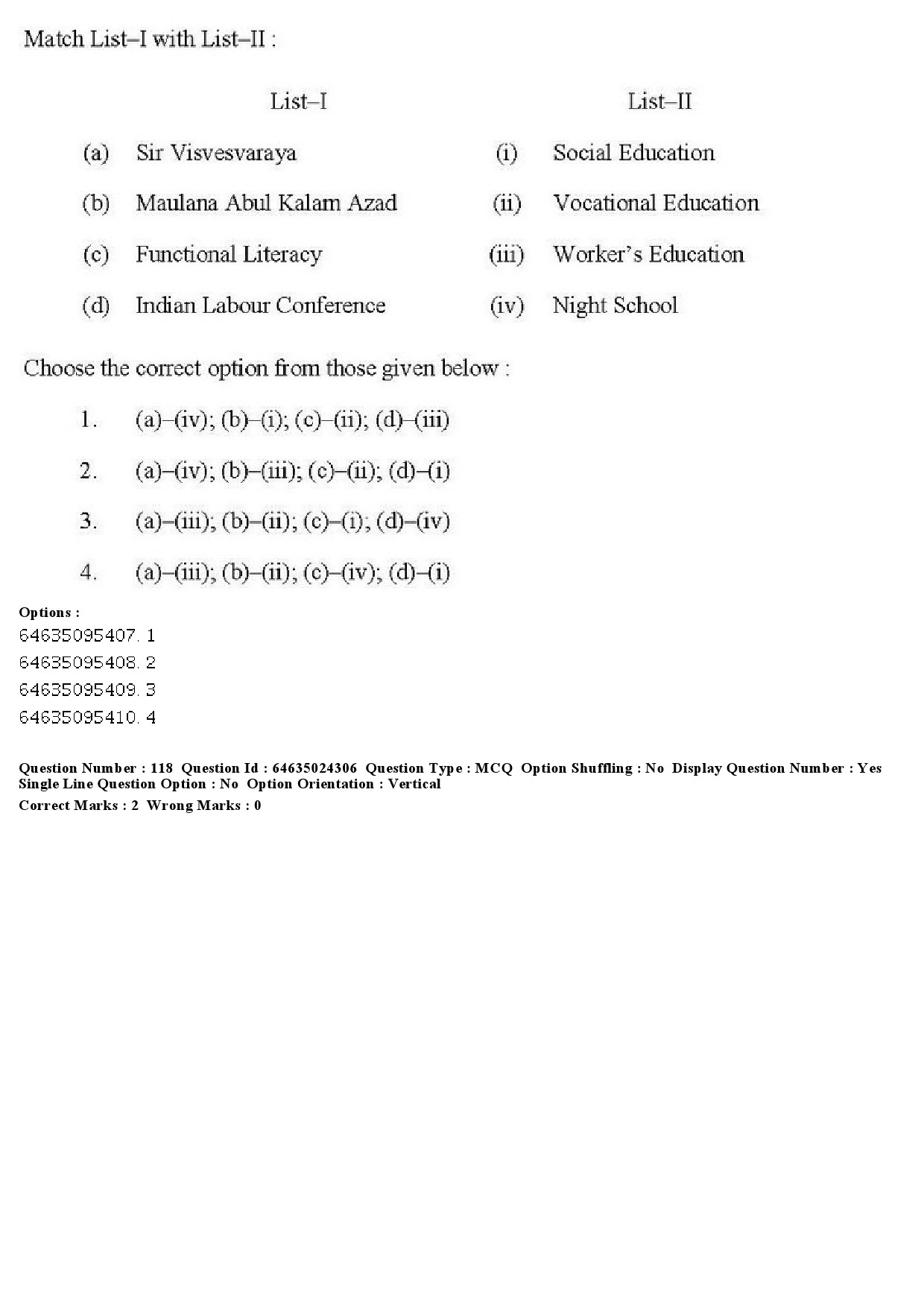 UGC NET Adult Education Question Paper June 2019 132