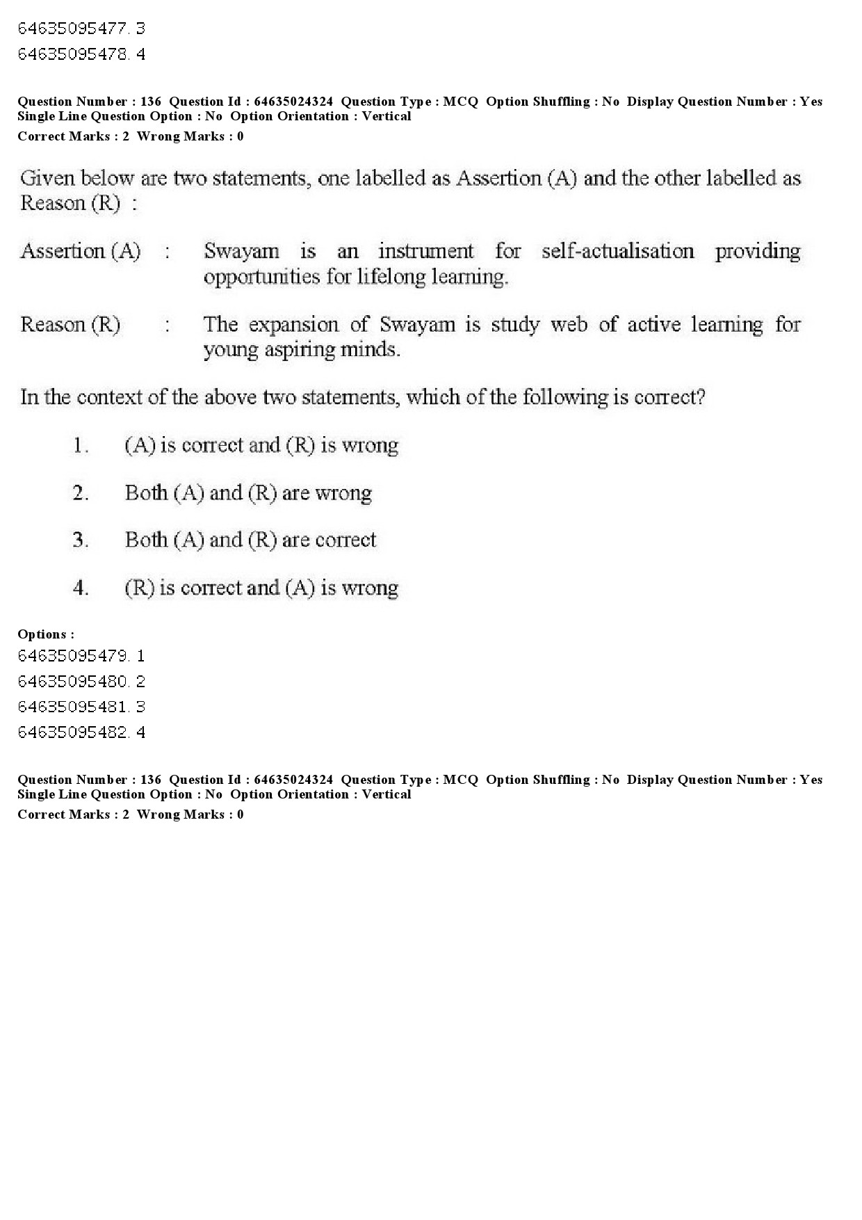 UGC NET Adult Education Question Paper June 2019 162