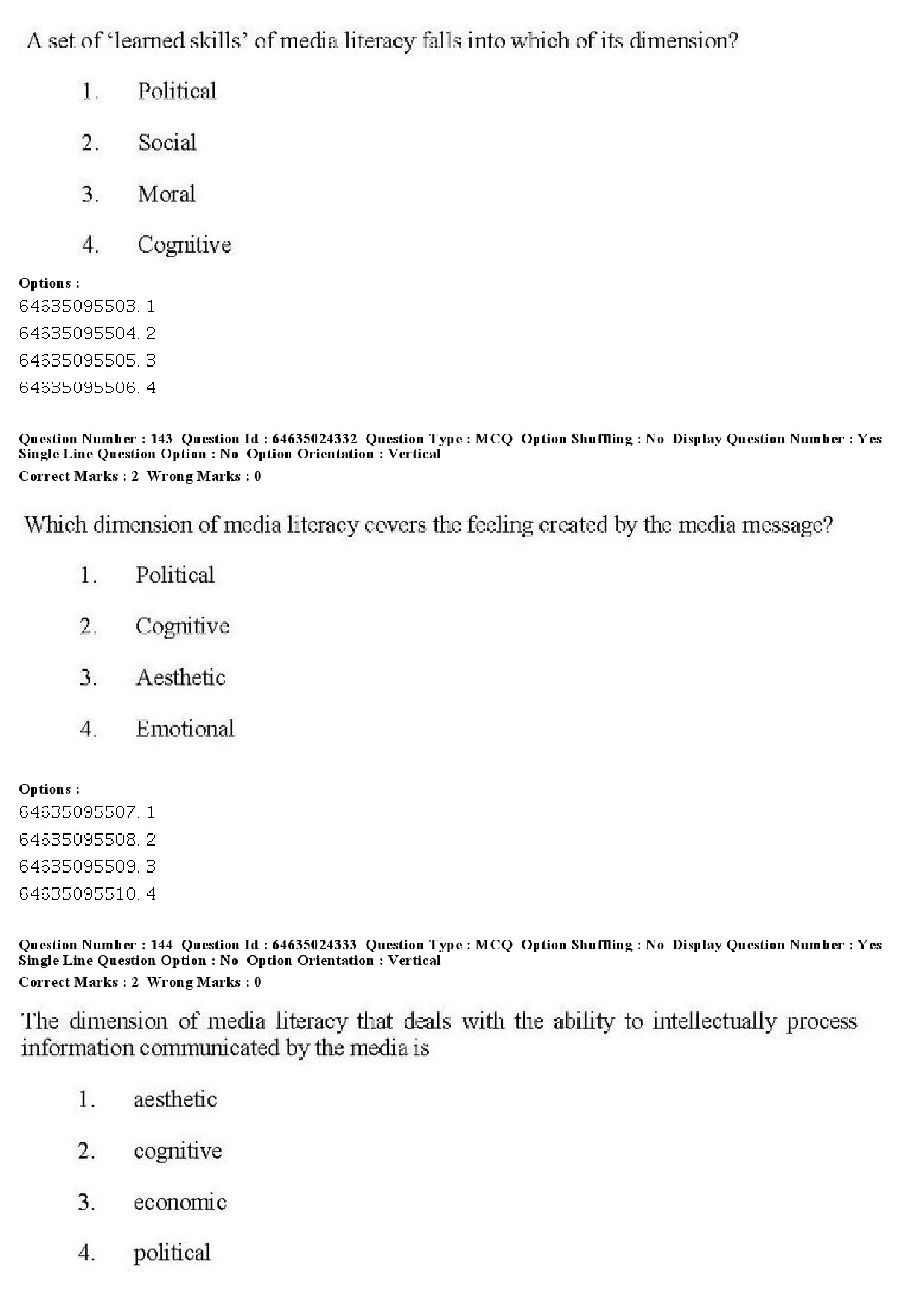 UGC NET Adult Education Question Paper June 2019 170