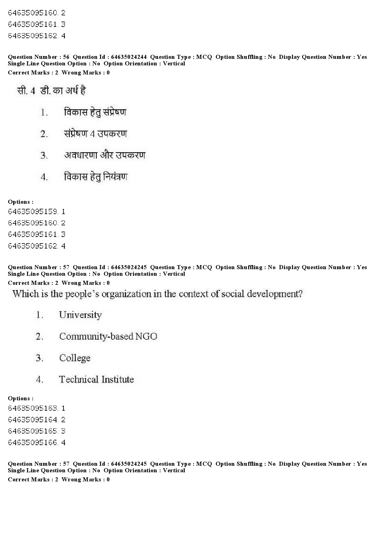 UGC NET Adult Education Question Paper June 2019 45