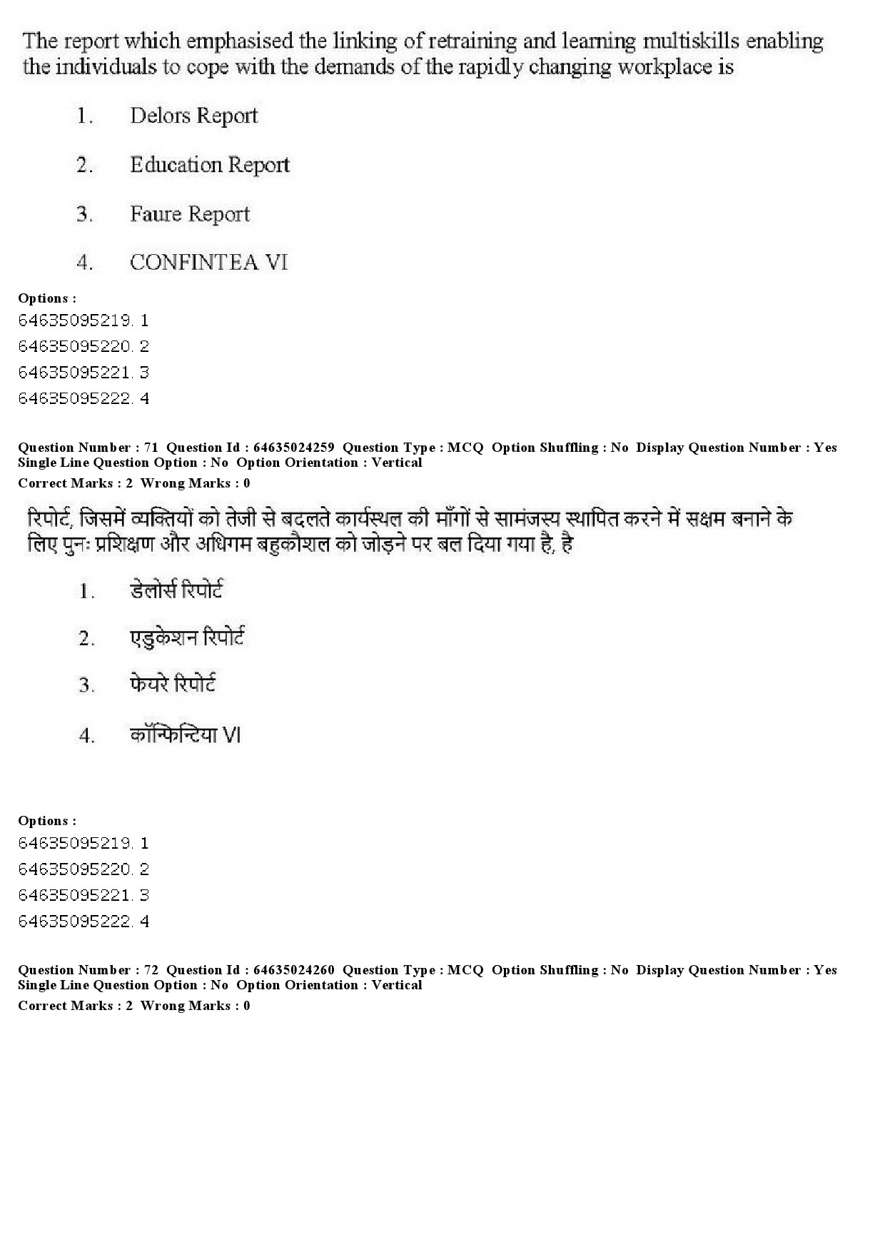 UGC NET Adult Education Question Paper June 2019 57