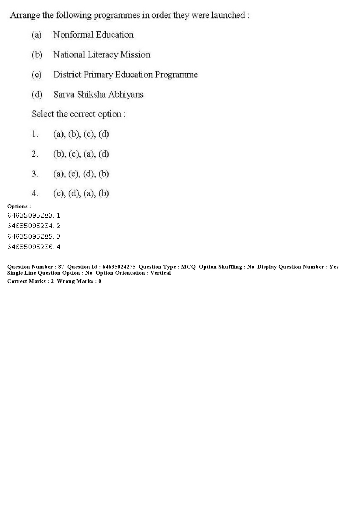 UGC NET Adult Education Question Paper June 2019 73