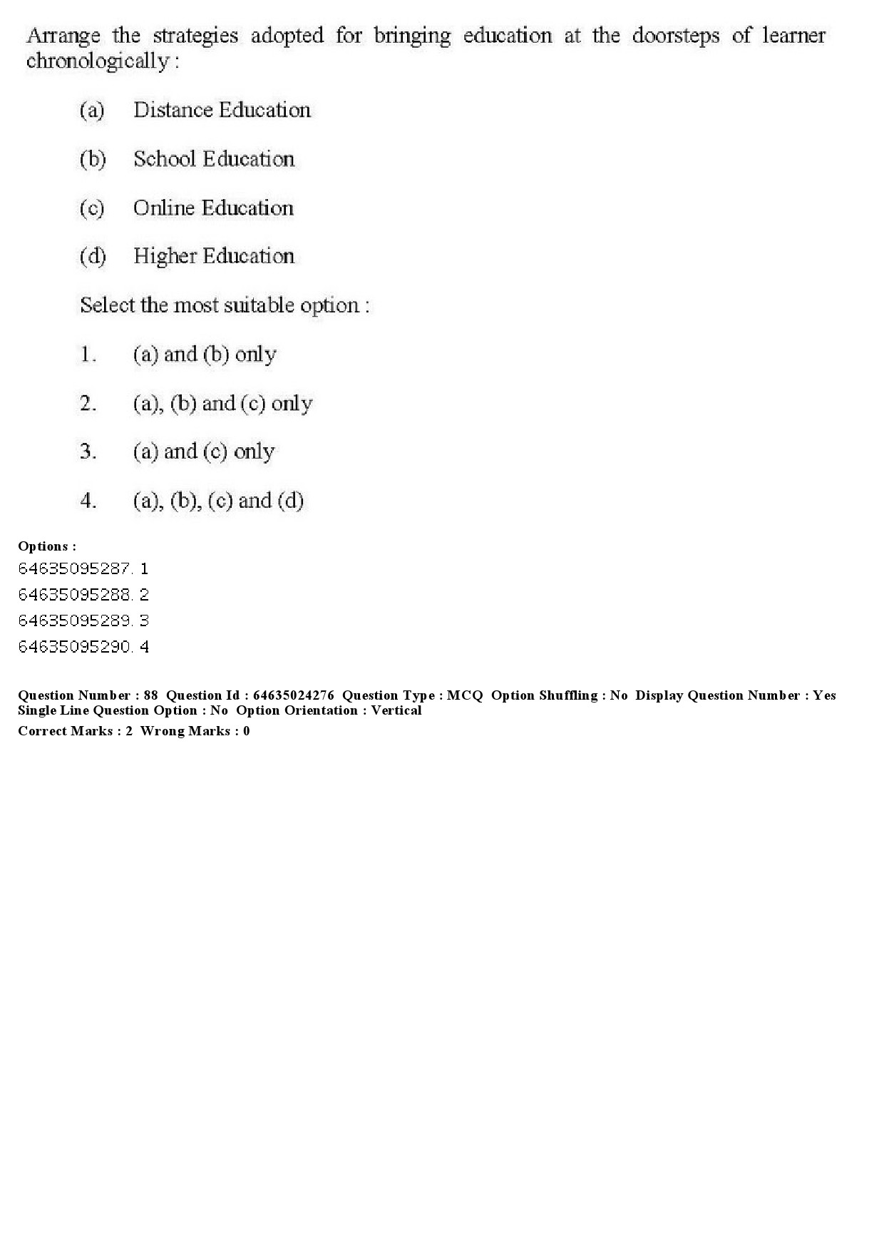 UGC NET Adult Education Question Paper June 2019 75