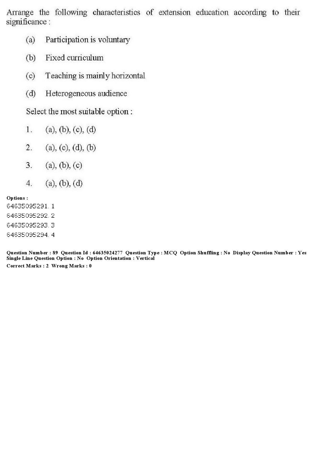 UGC NET Adult Education Question Paper June 2019 77