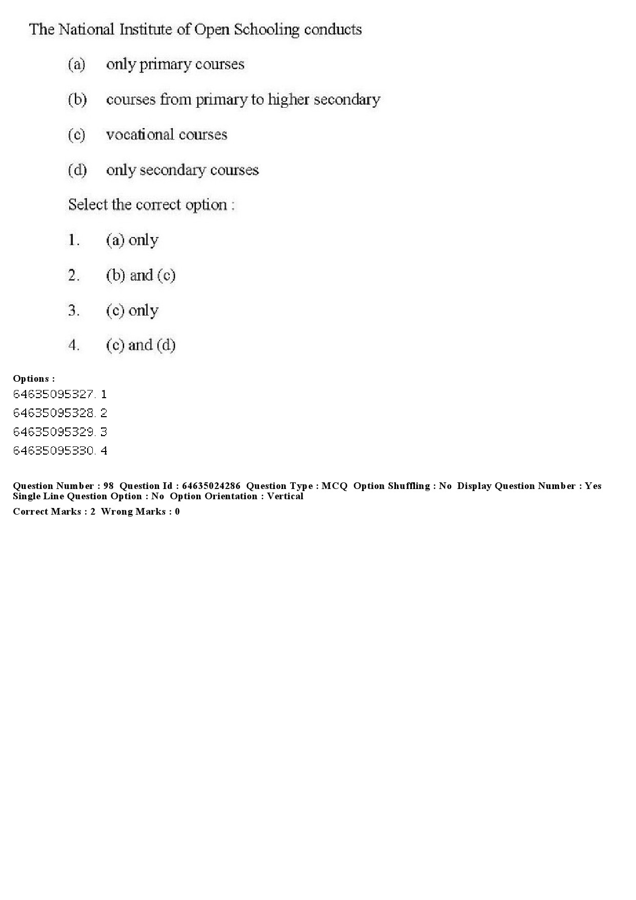 UGC NET Adult Education Question Paper June 2019 92