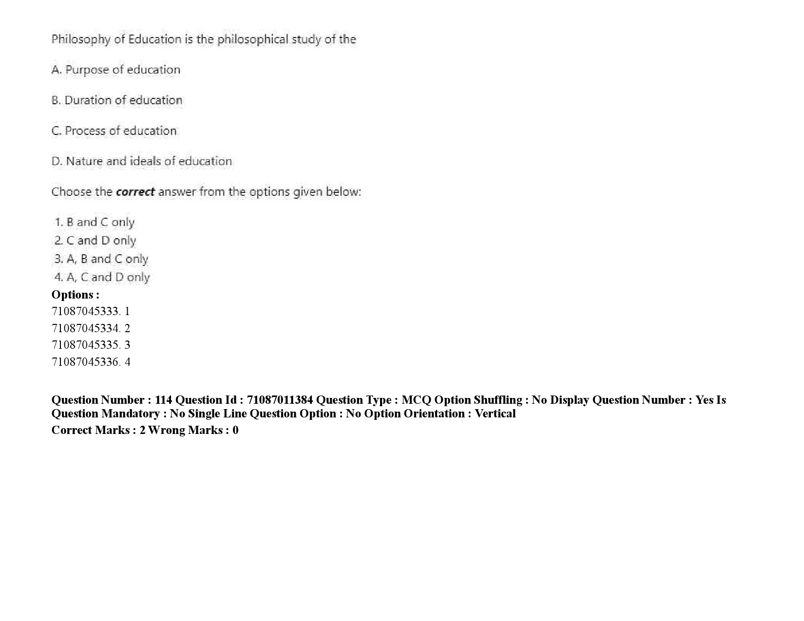 UGC NET Adult Education Question Paper September 2020 167