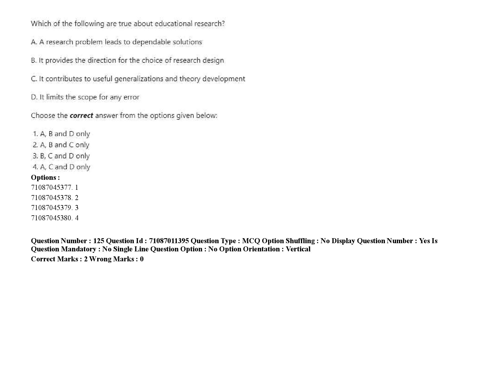 UGC NET Adult Education Question Paper September 2020 189