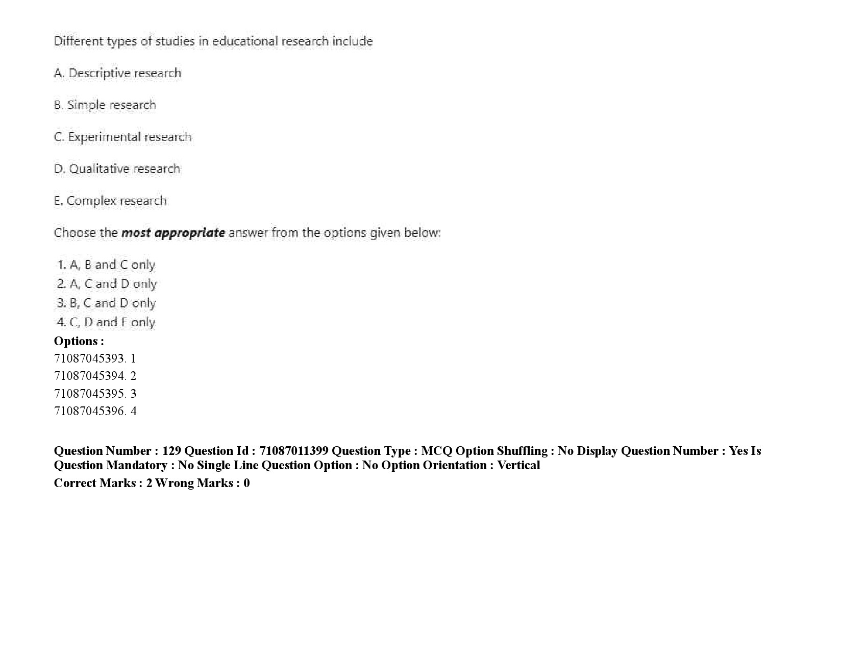 UGC NET Adult Education Question Paper September 2020 197