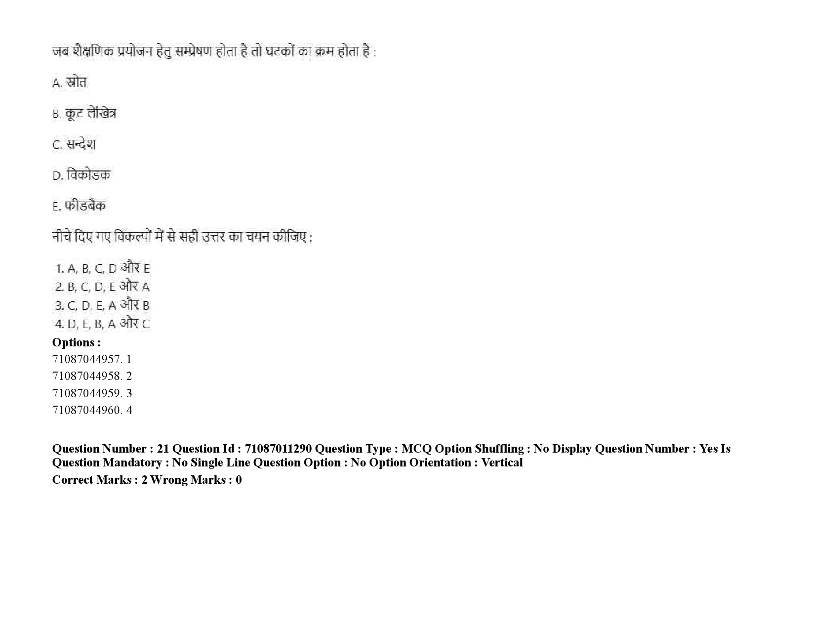 UGC NET Adult Education Question Paper September 2020 34