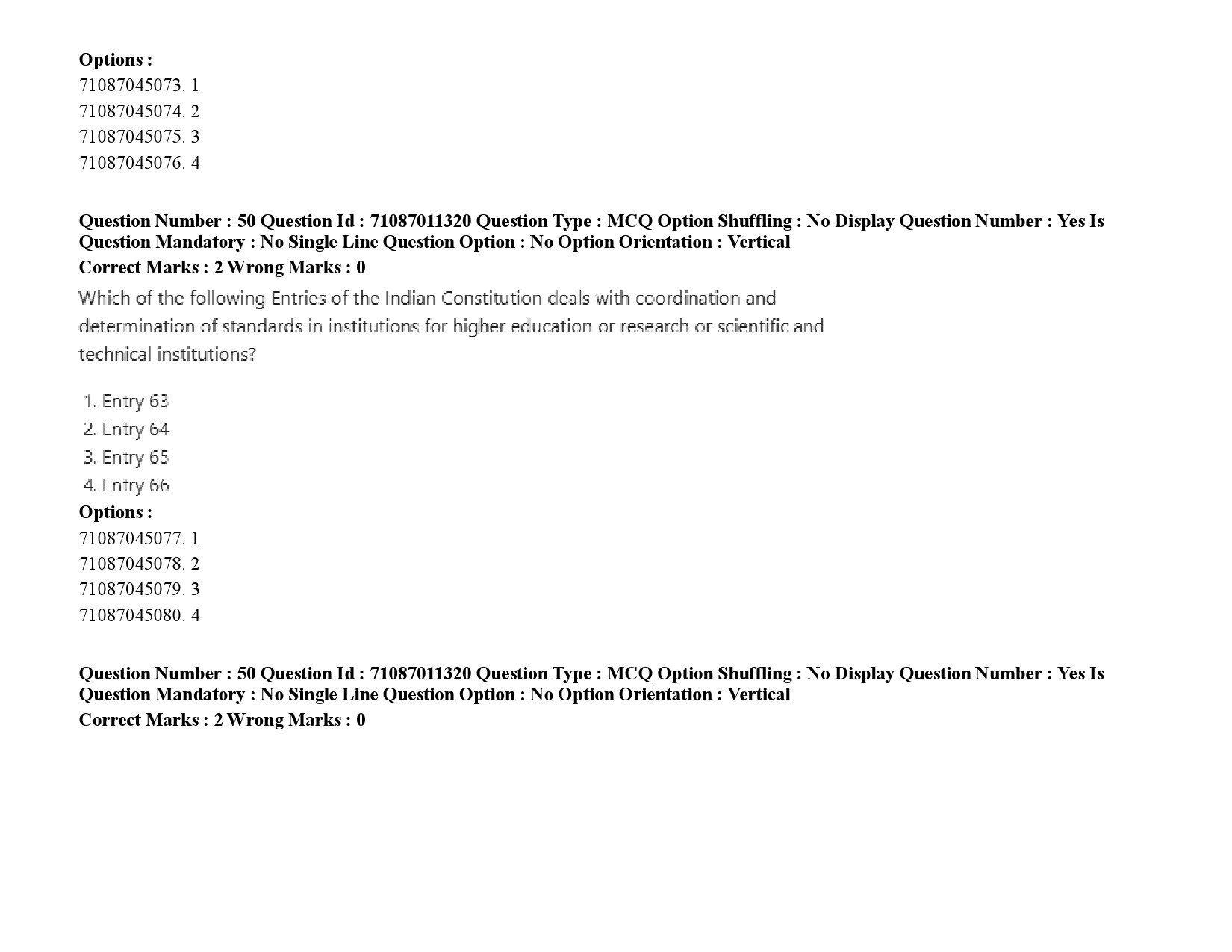 UGC NET Adult Education Question Paper September 2020 77