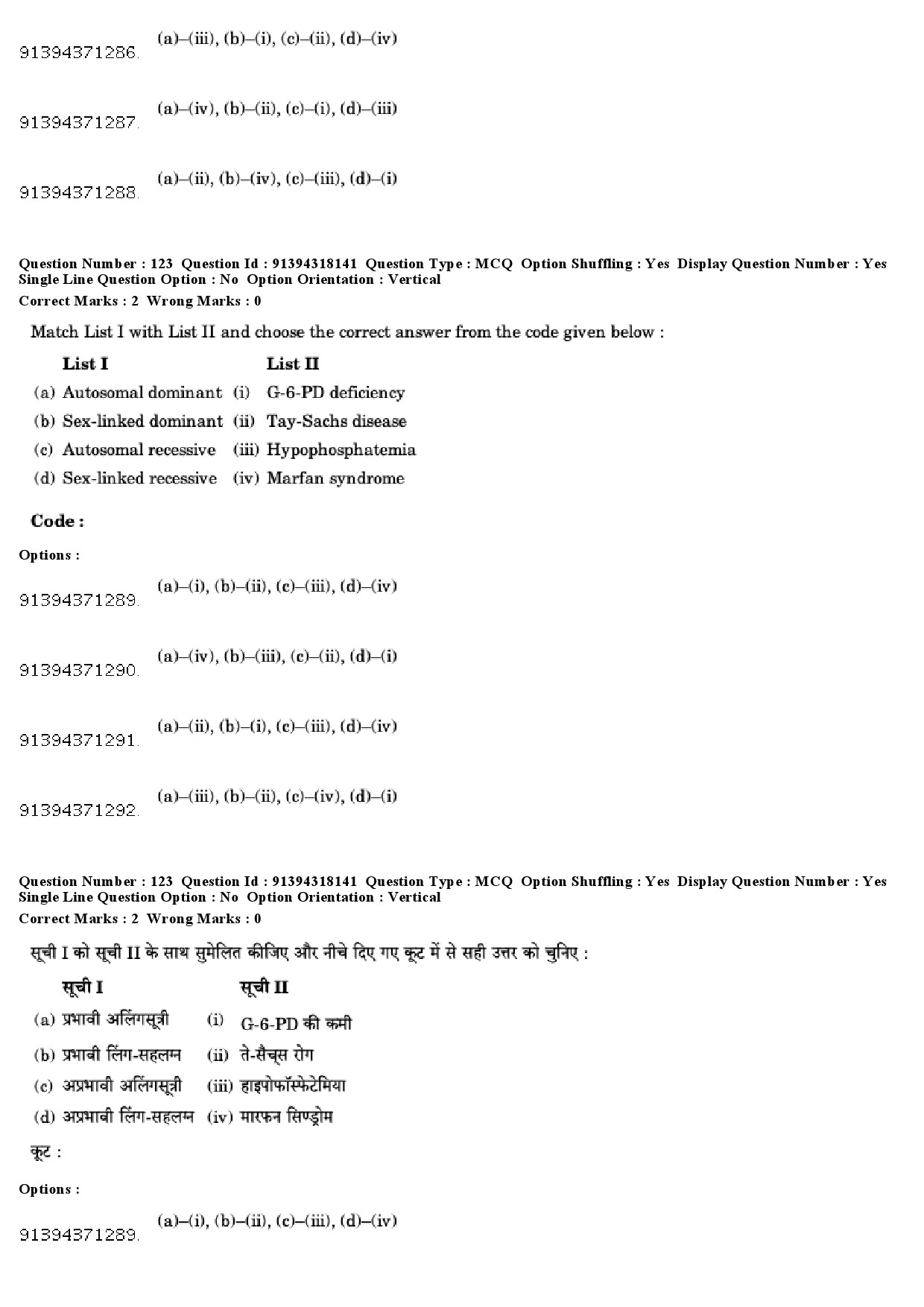 UGC NET Anthropology Question Paper December 2018 111