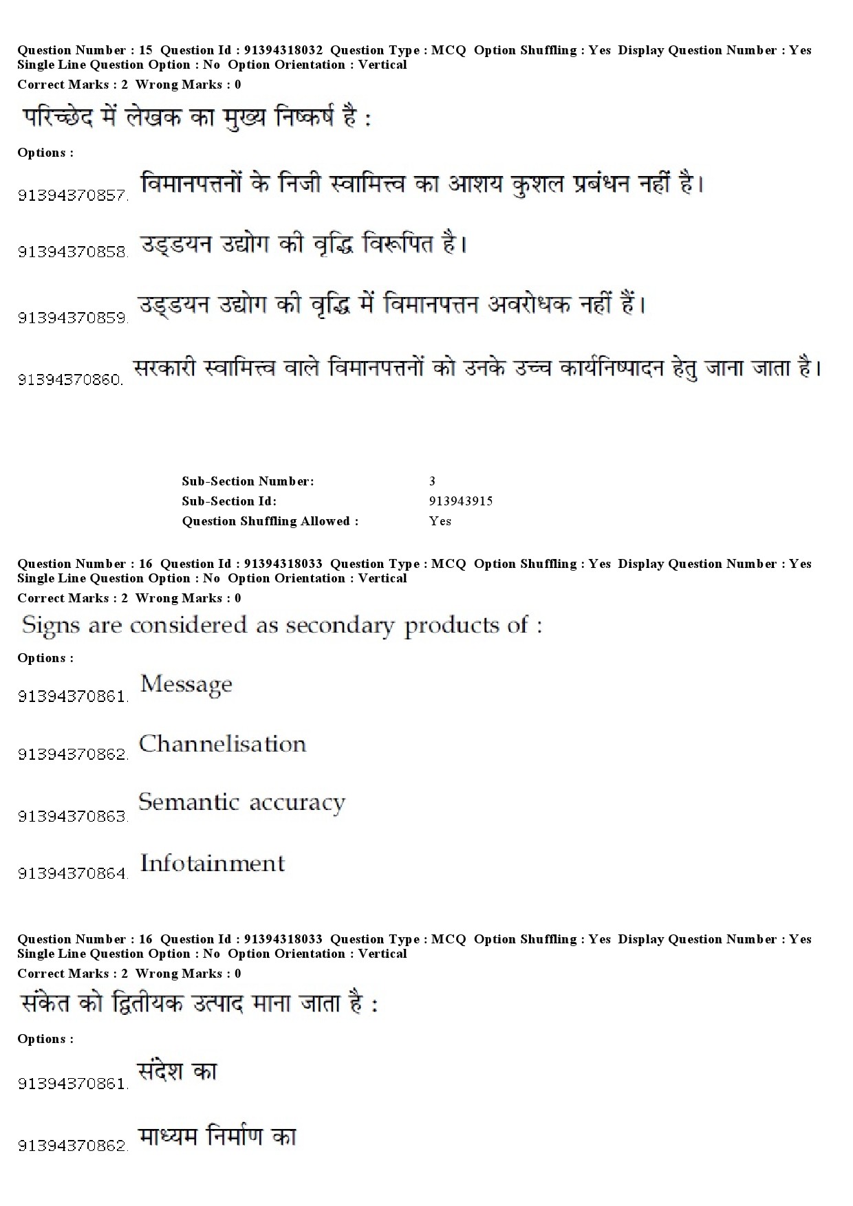 UGC NET Anthropology Question Paper December 2018 14