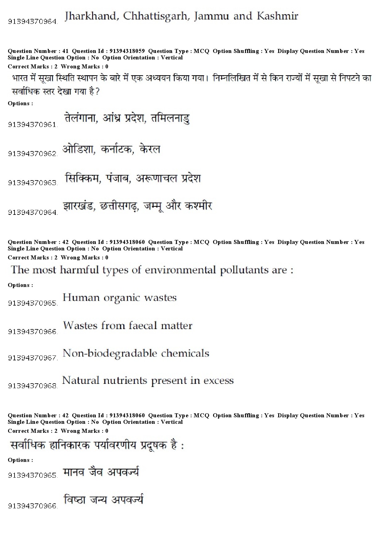 UGC NET Anthropology Question Paper December 2018 37