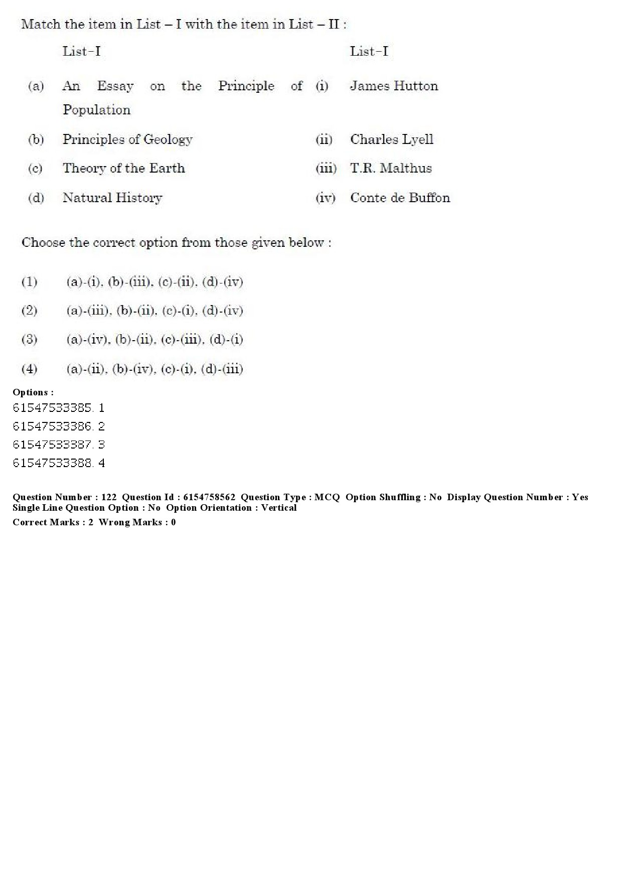 UGC NET Anthropology Question Paper December 2019 114