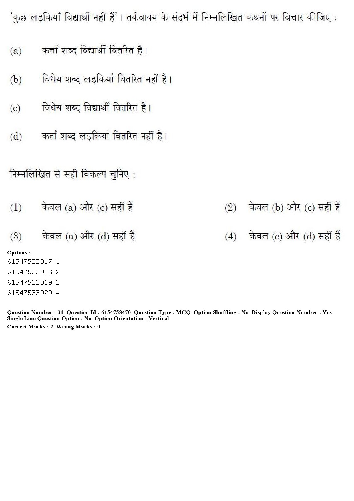 UGC NET Anthropology Question Paper December 2019 27