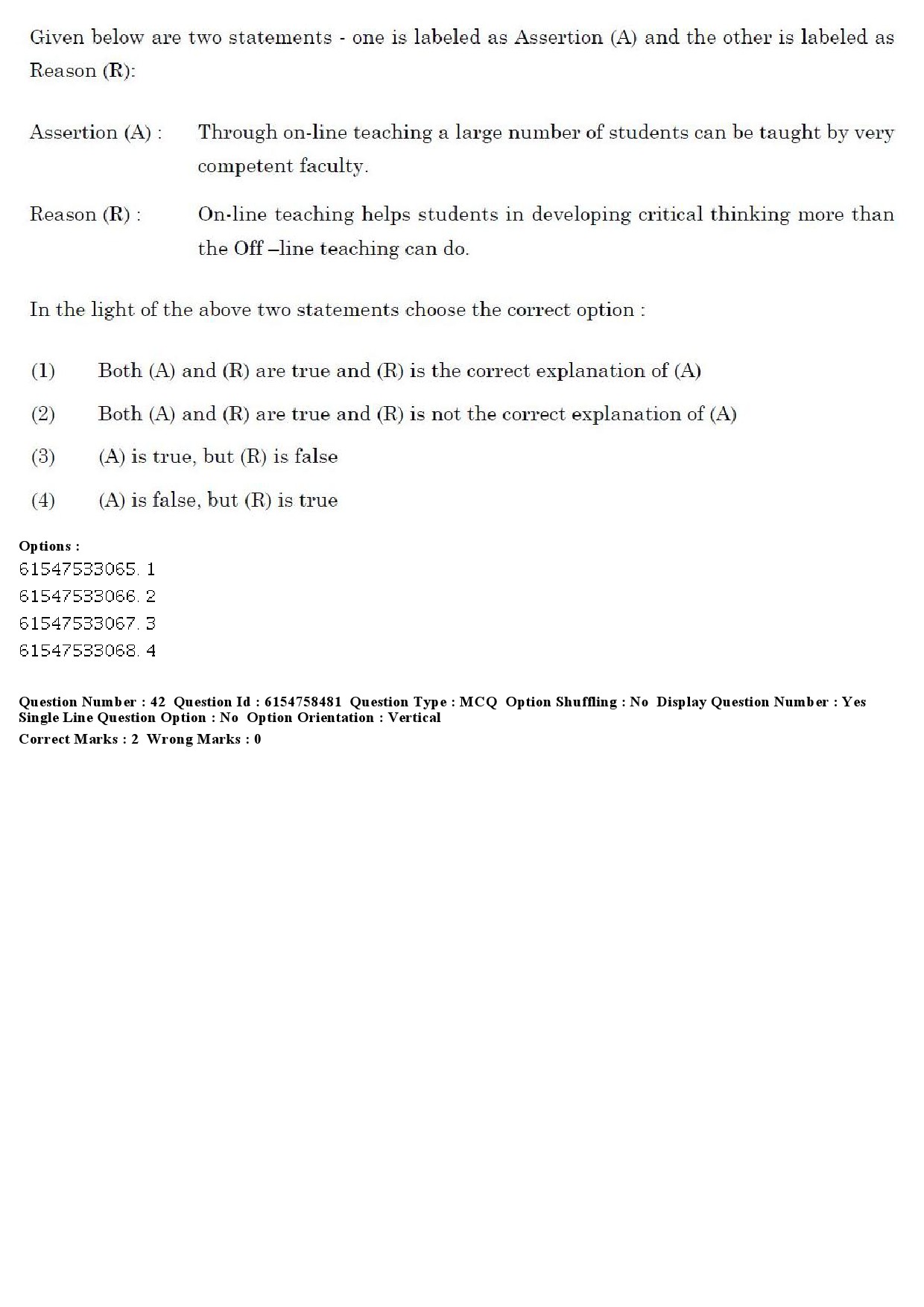 UGC NET Anthropology Question Paper December 2019 43