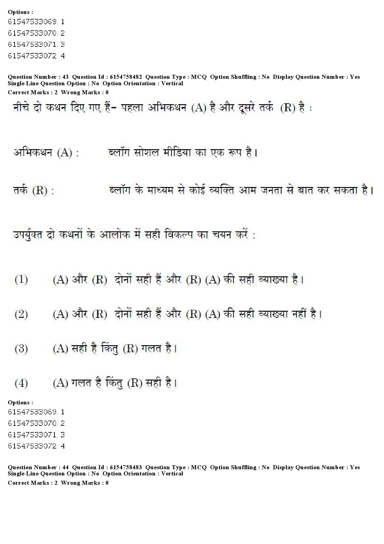 UGC NET Anthropology Question Paper December 2019 45