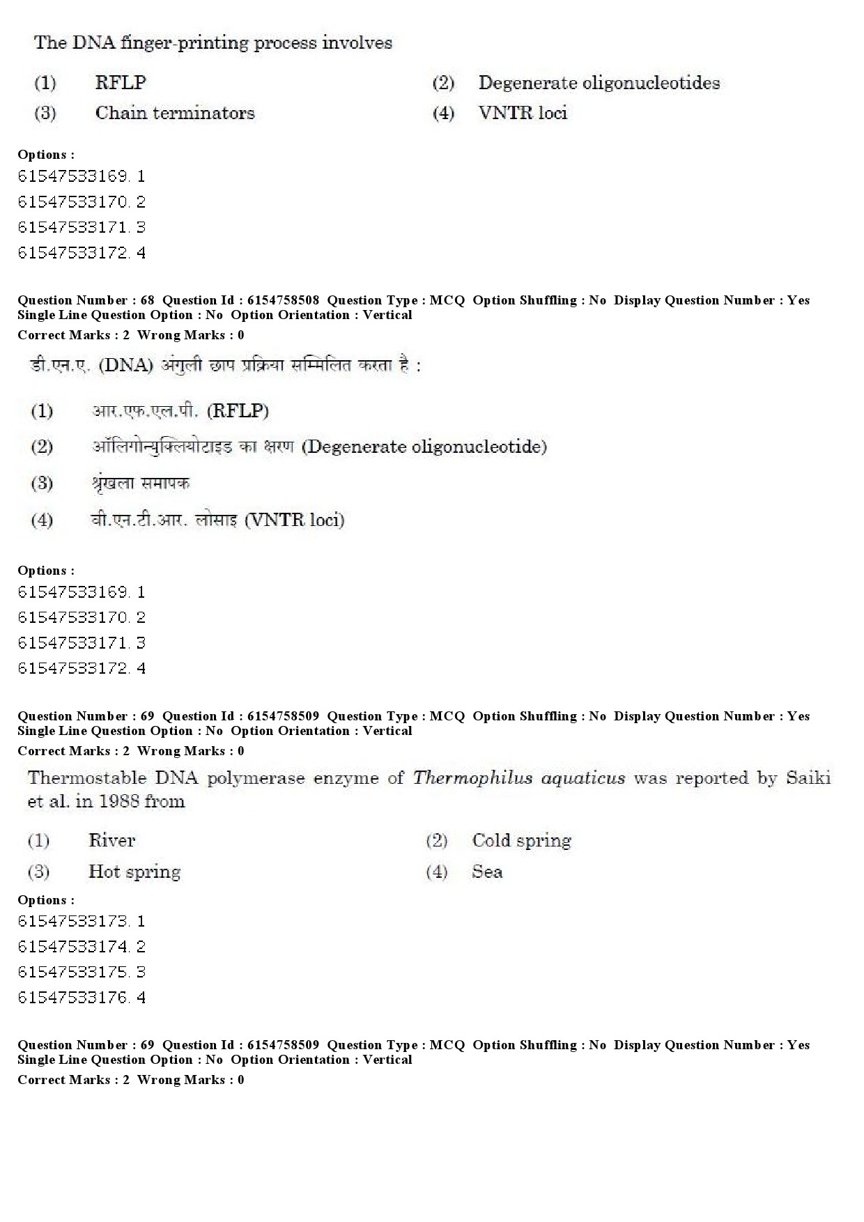 UGC NET Anthropology Question Paper December 2019 64