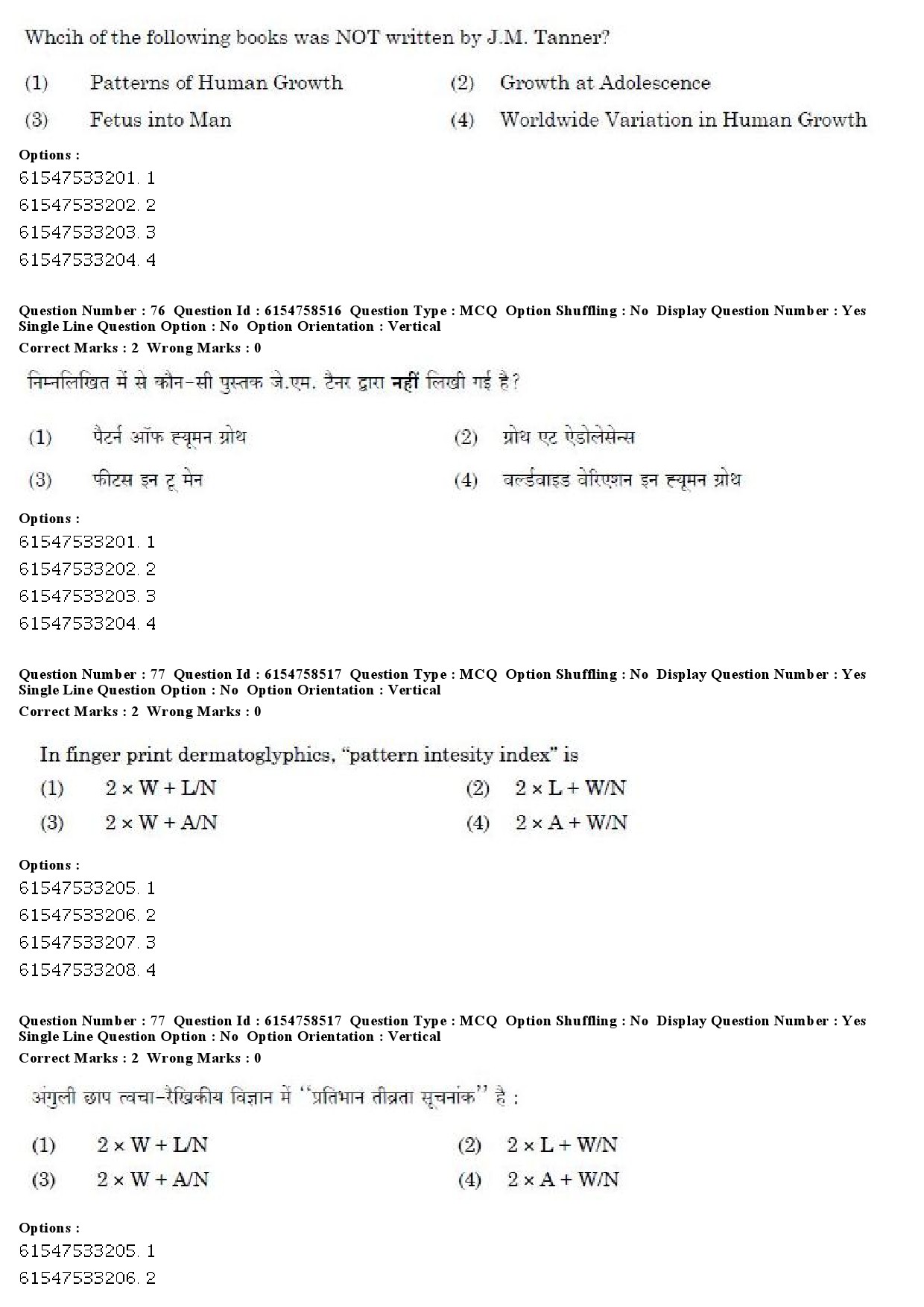 UGC NET Anthropology Question Paper December 2019 69