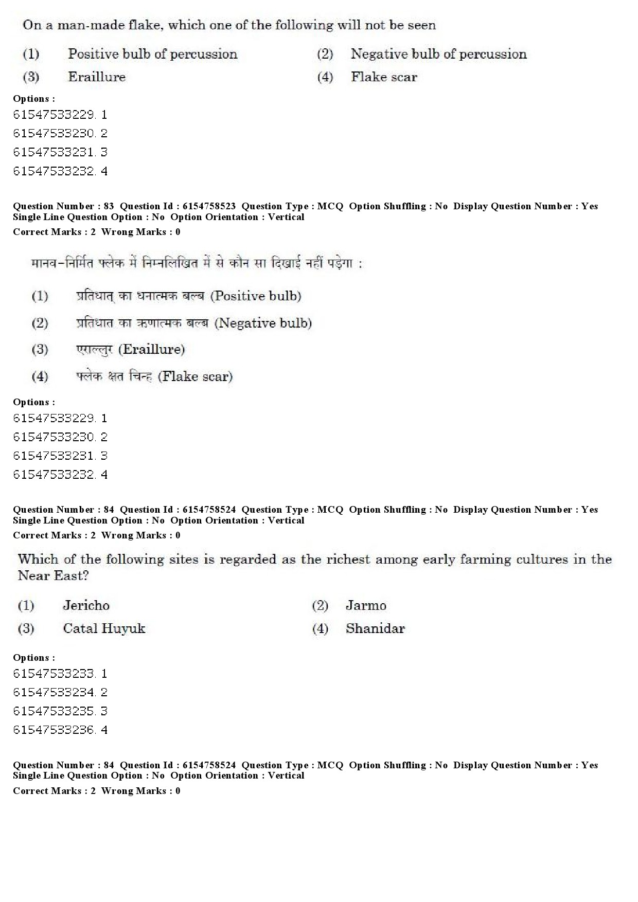 UGC NET Anthropology Question Paper December 2019 73