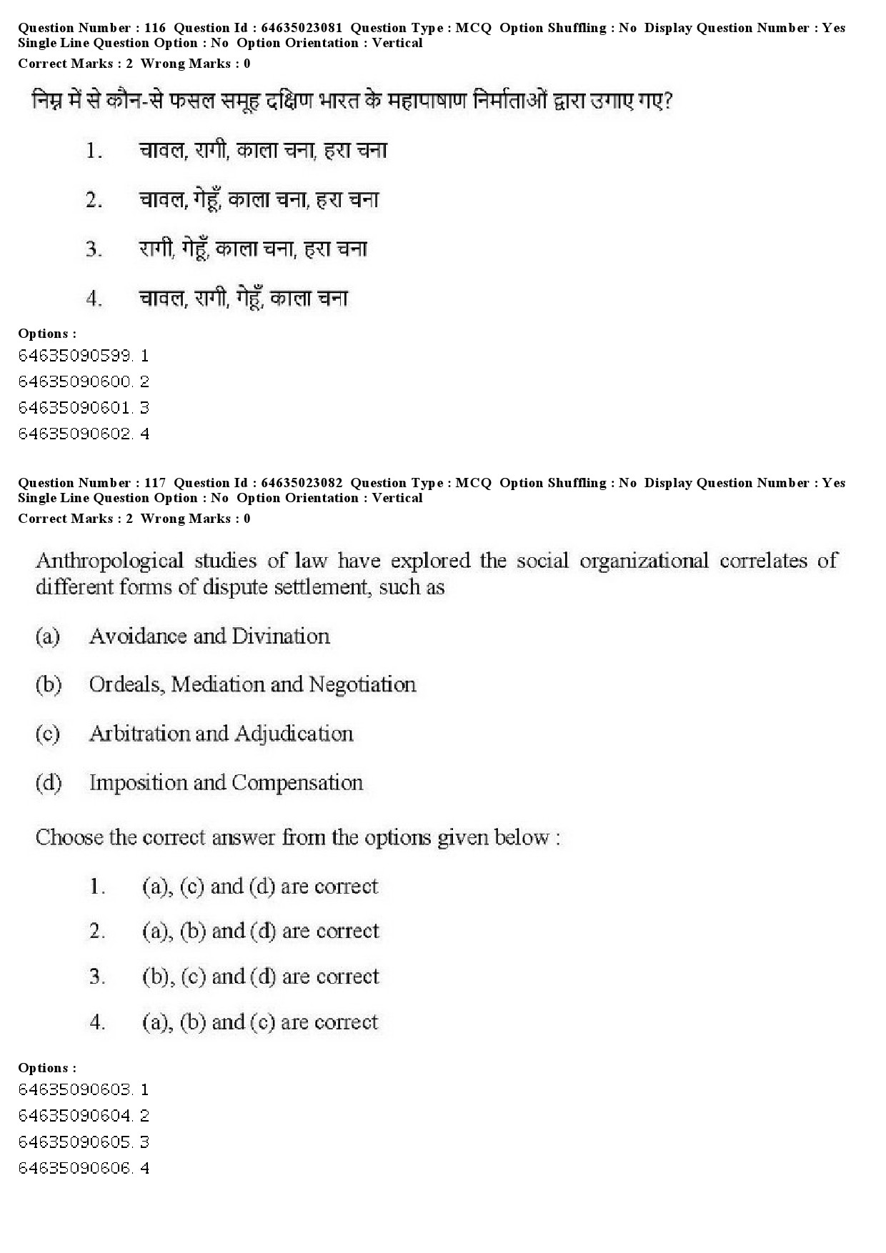 UGC NET Anthropology Question Paper June 2019 101