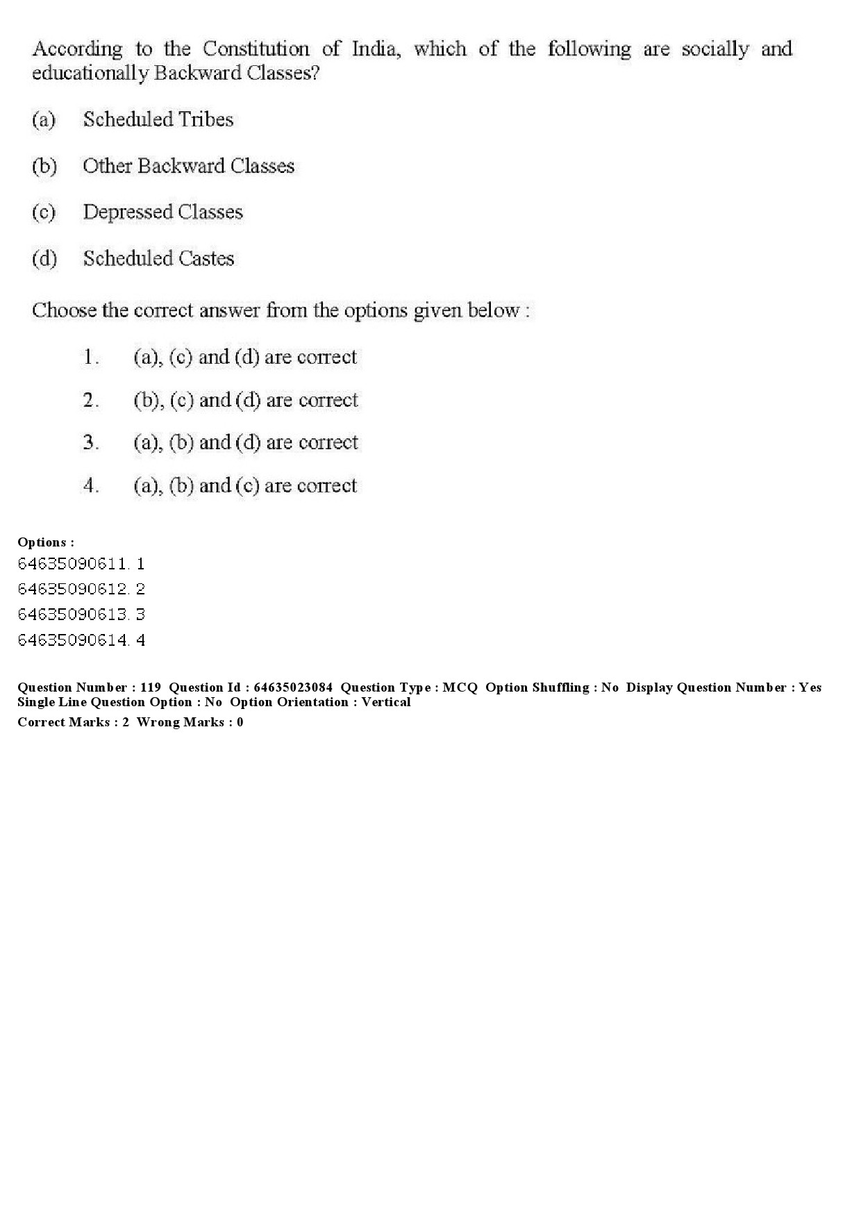 UGC NET Anthropology Question Paper June 2019 105