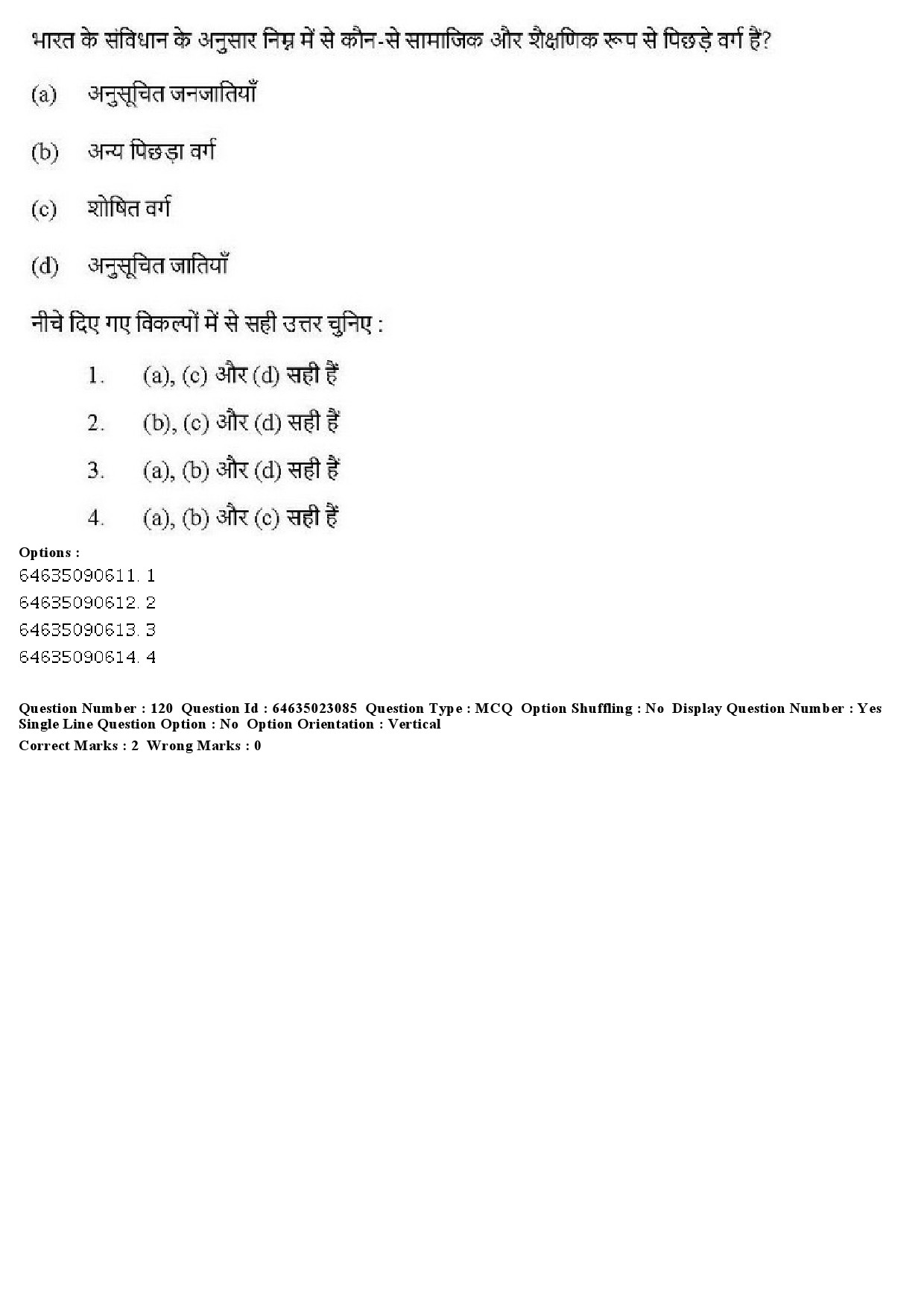 UGC NET Anthropology Question Paper June 2019 106