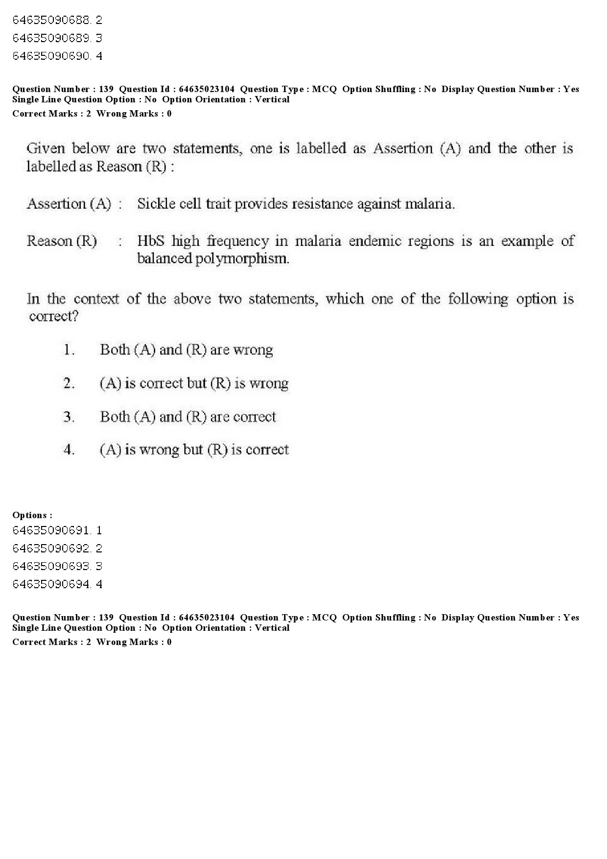 UGC NET Anthropology Question Paper June 2019 139