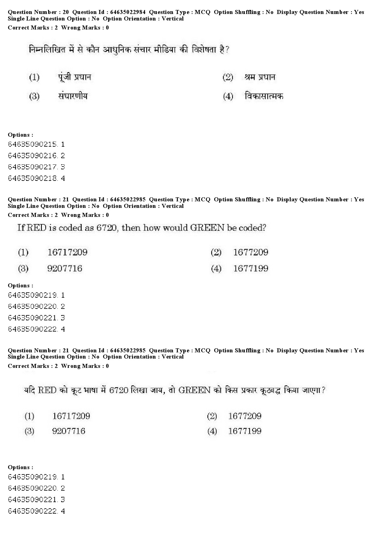 UGC NET Anthropology Question Paper June 2019 17