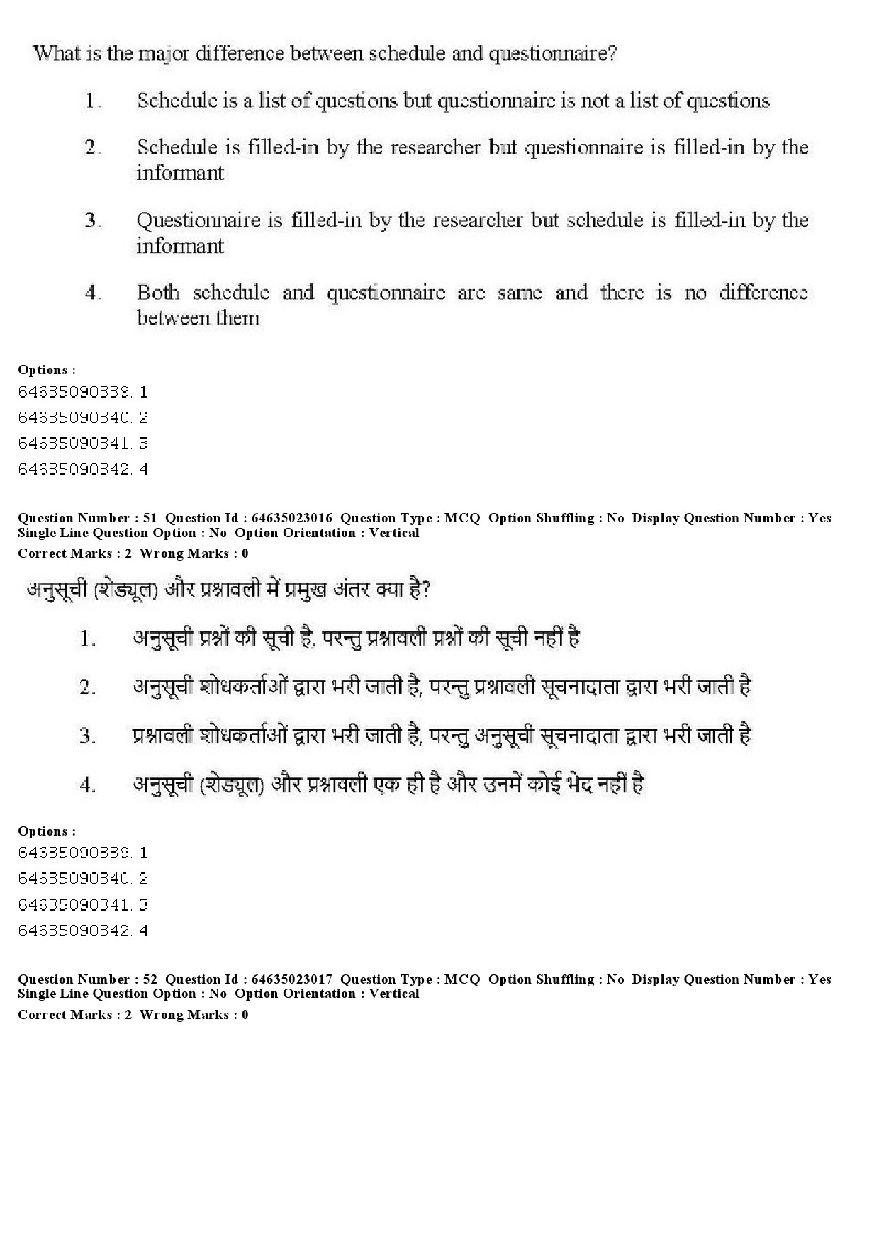 UGC NET Anthropology Question Paper June 2019 41