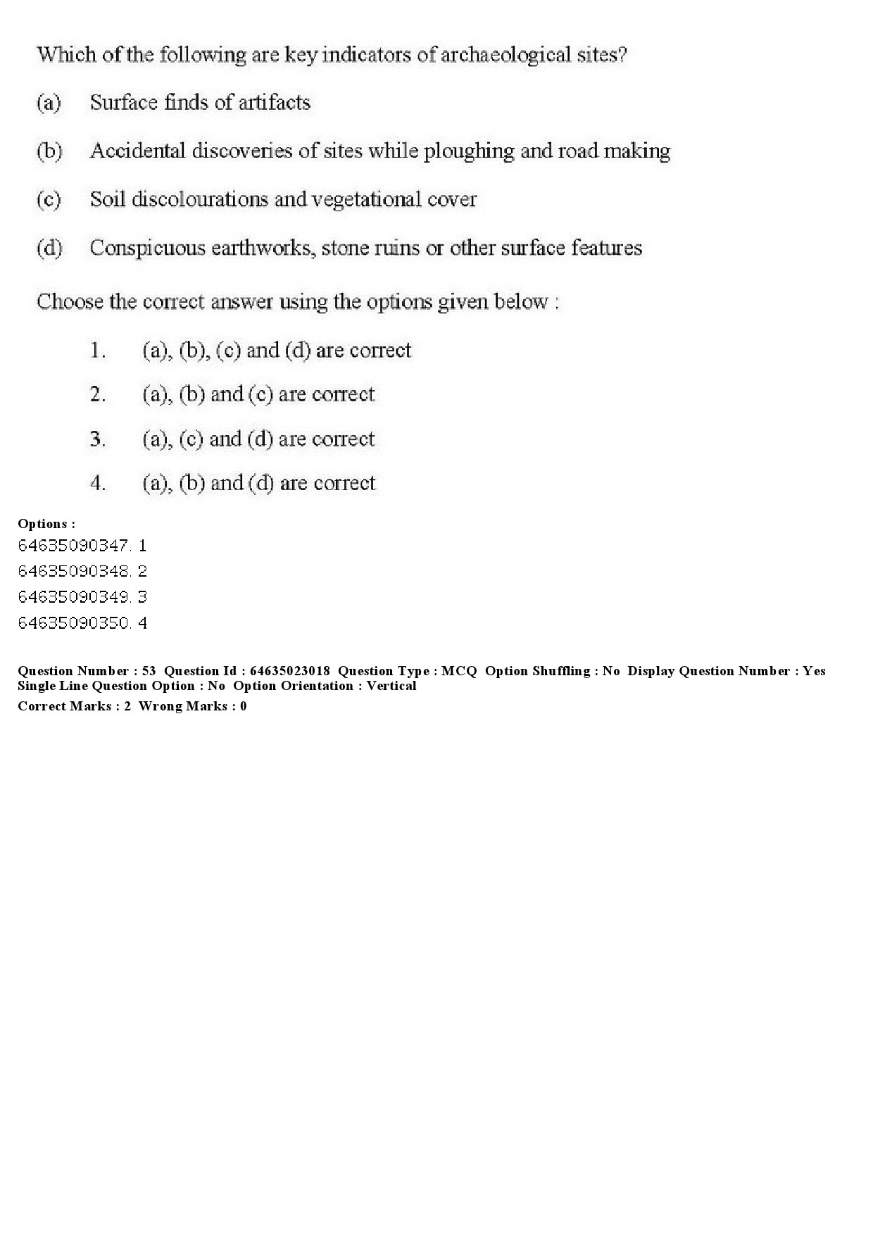 UGC NET Anthropology Question Paper June 2019 43