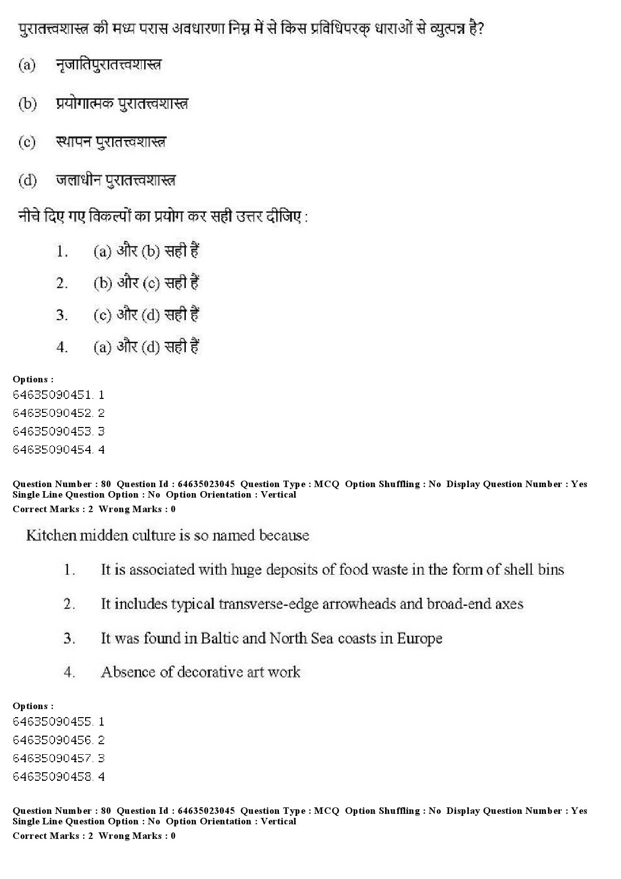 UGC NET Anthropology Question Paper June 2019 66