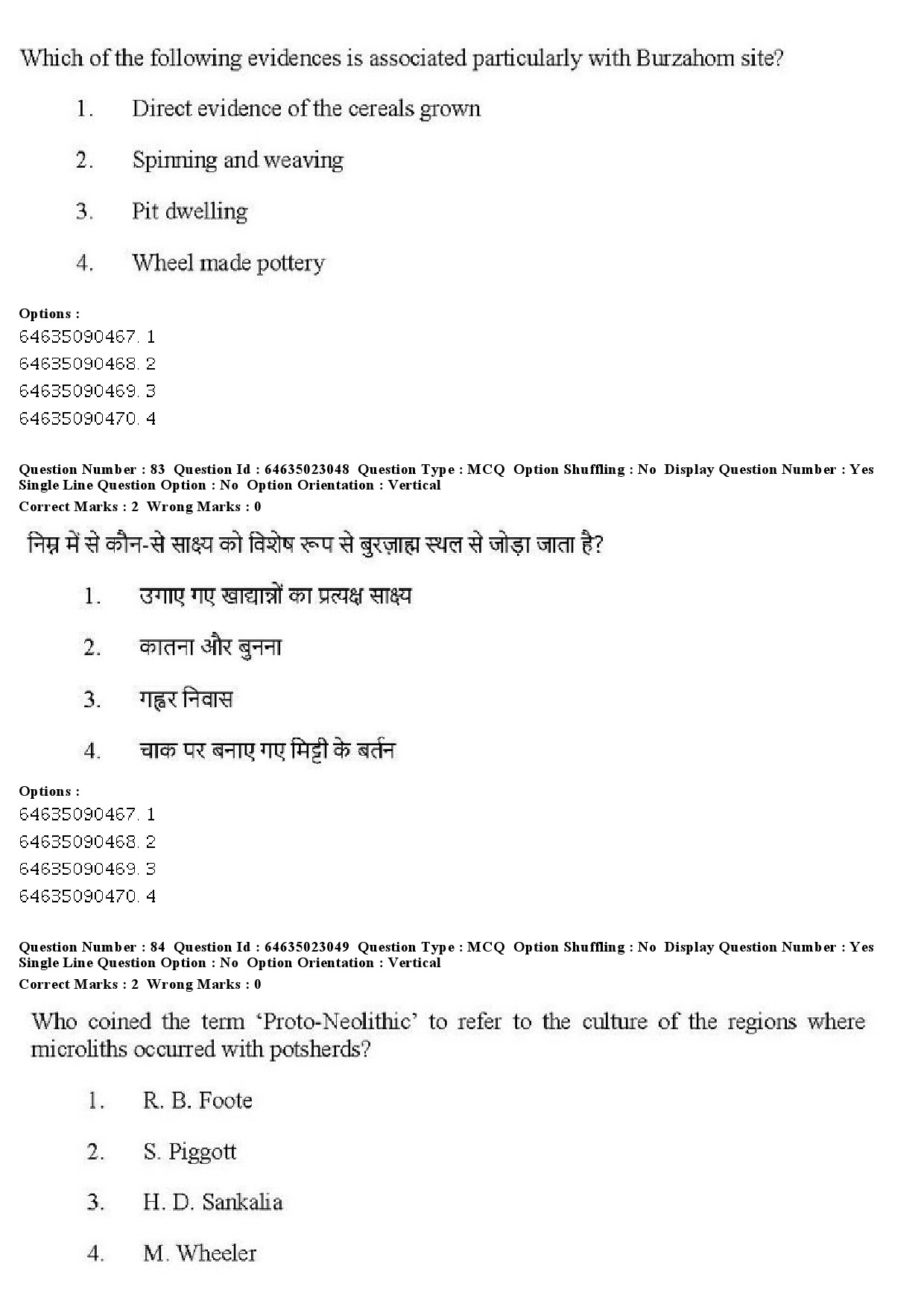 UGC NET Anthropology Question Paper June 2019 69