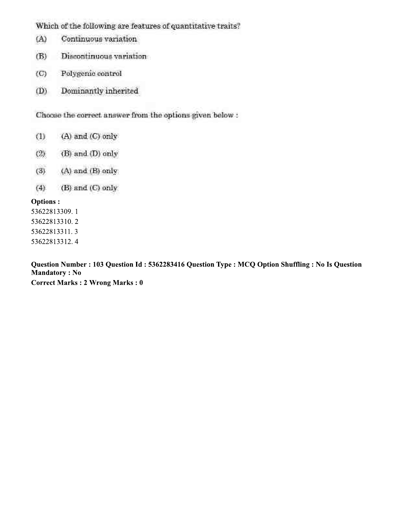 UGC NET Anthropology Question Paper September 2020 103