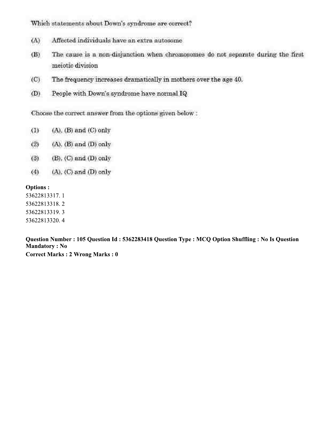 UGC NET Anthropology Question Paper September 2020 107