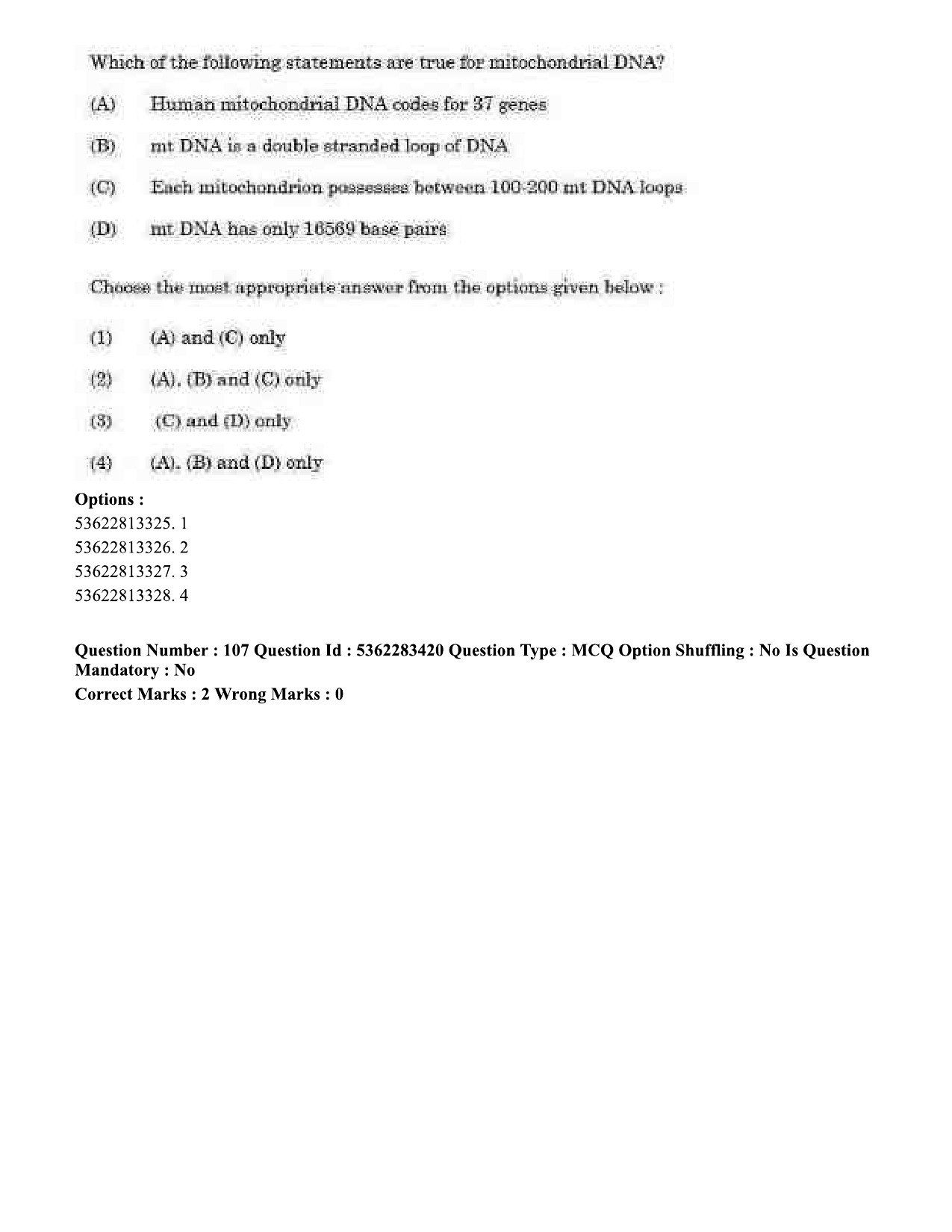 UGC NET Anthropology Question Paper September 2020 111