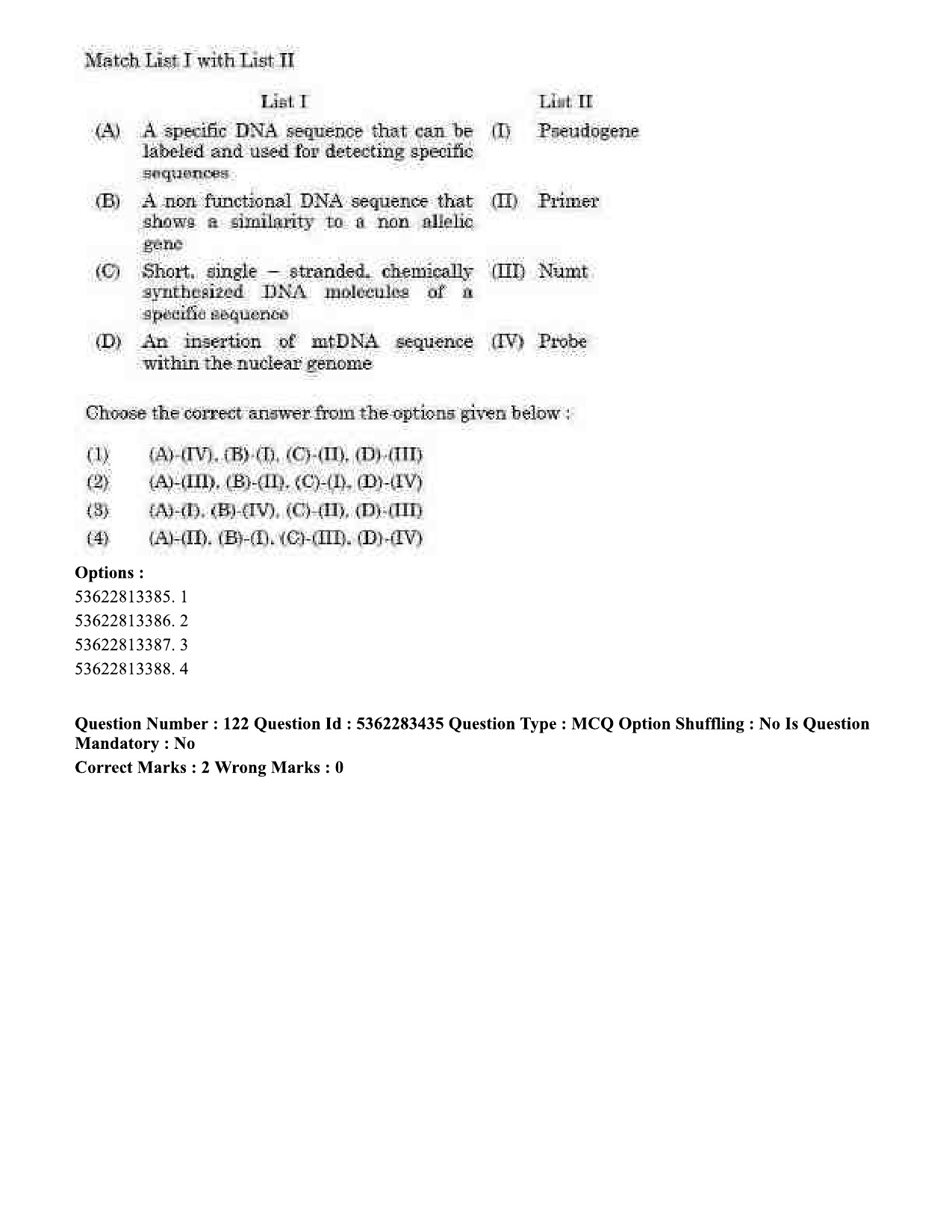 UGC NET Anthropology Question Paper September 2020 141