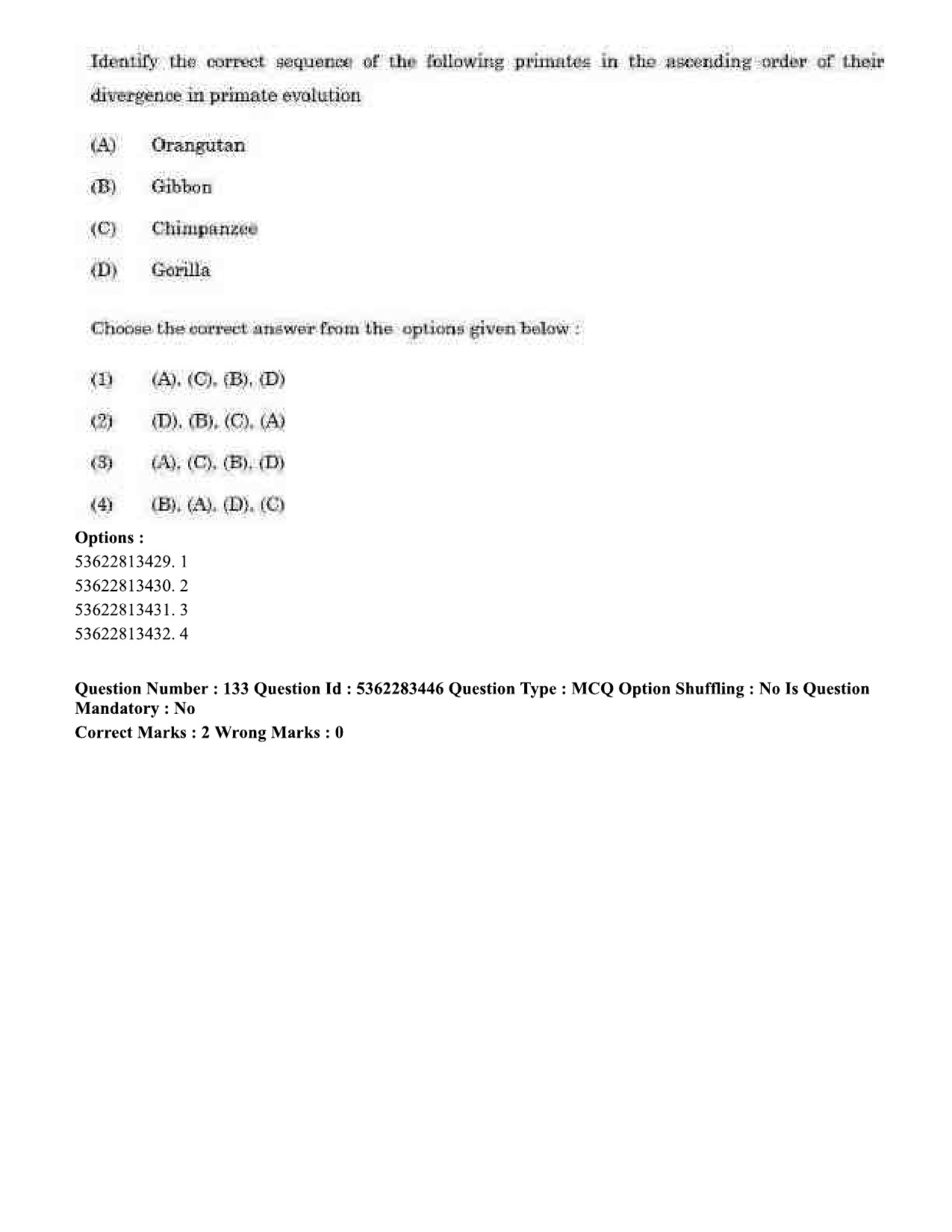 UGC NET Anthropology Question Paper September 2020 163