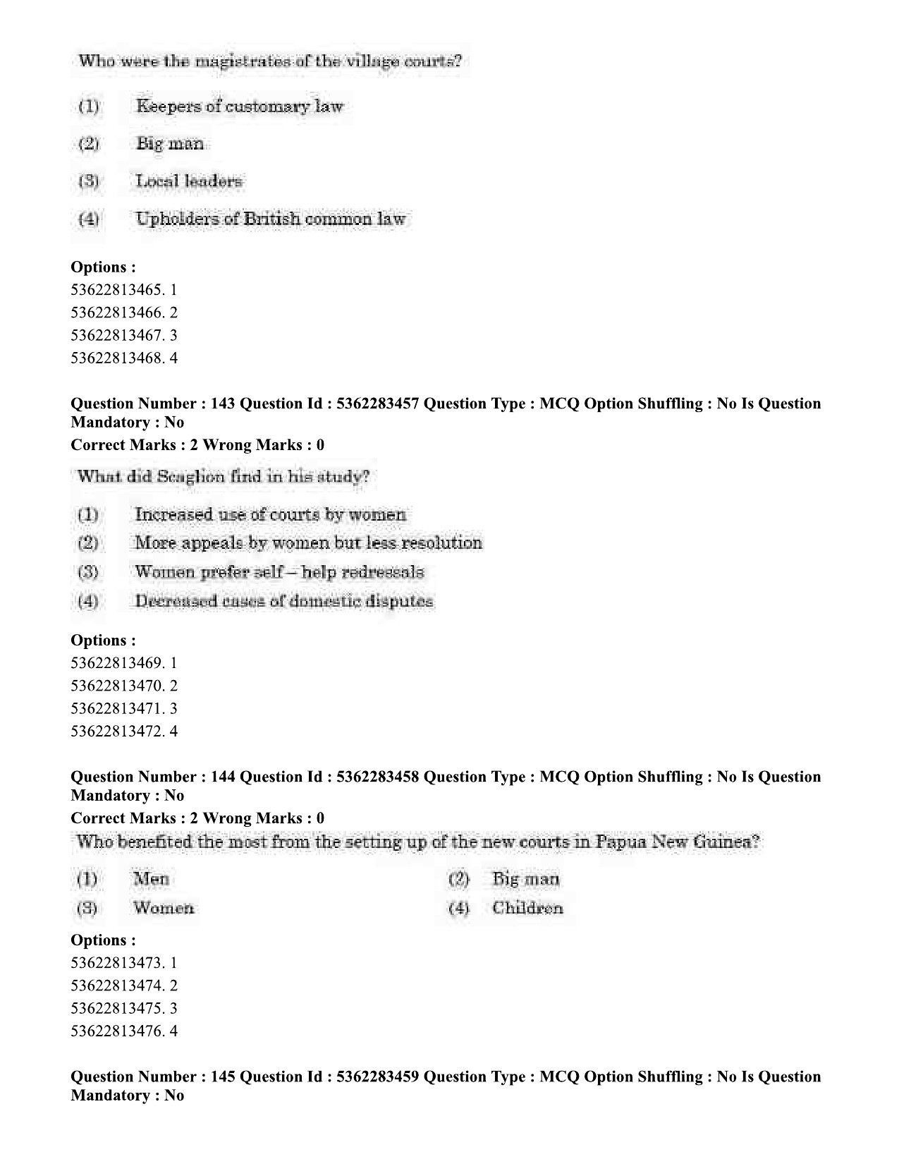 UGC NET Anthropology Question Paper September 2020 179