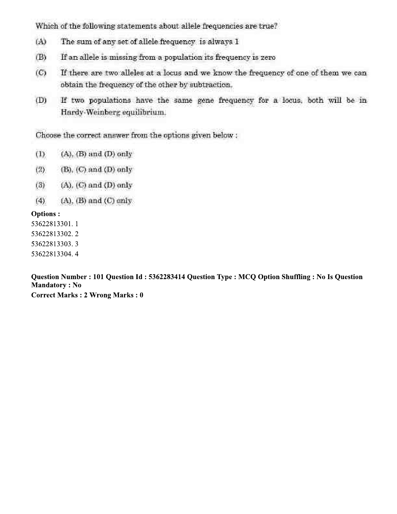 UGC NET Anthropology Question Paper September 2020 99