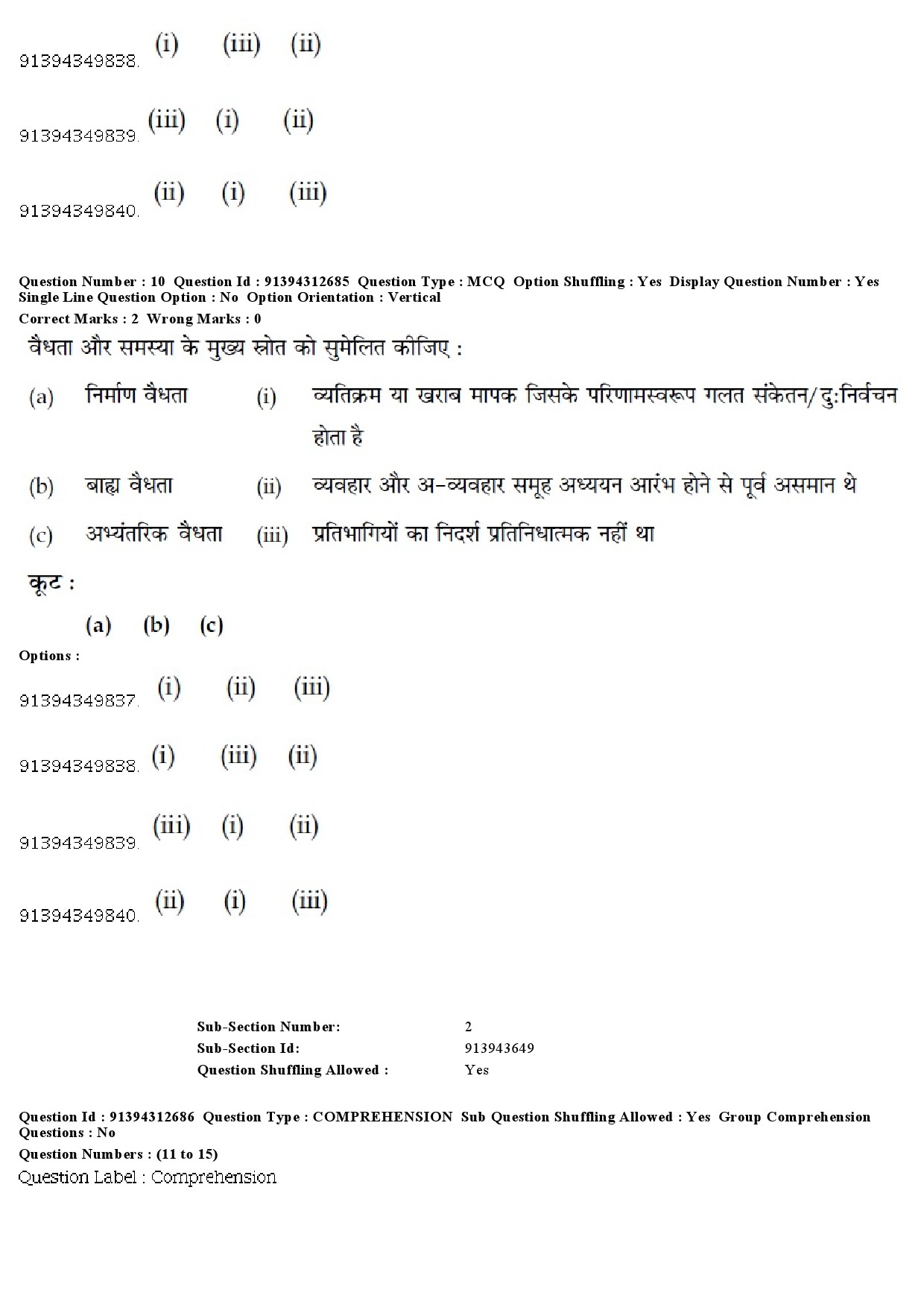 UGC NET Arab Culture and Islamic Studies Question Paper December 2018 11