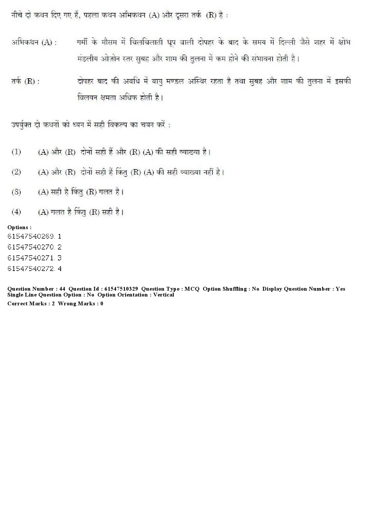 UGC NET Arab Culture and Islamic Studies Question Paper December 2019 45