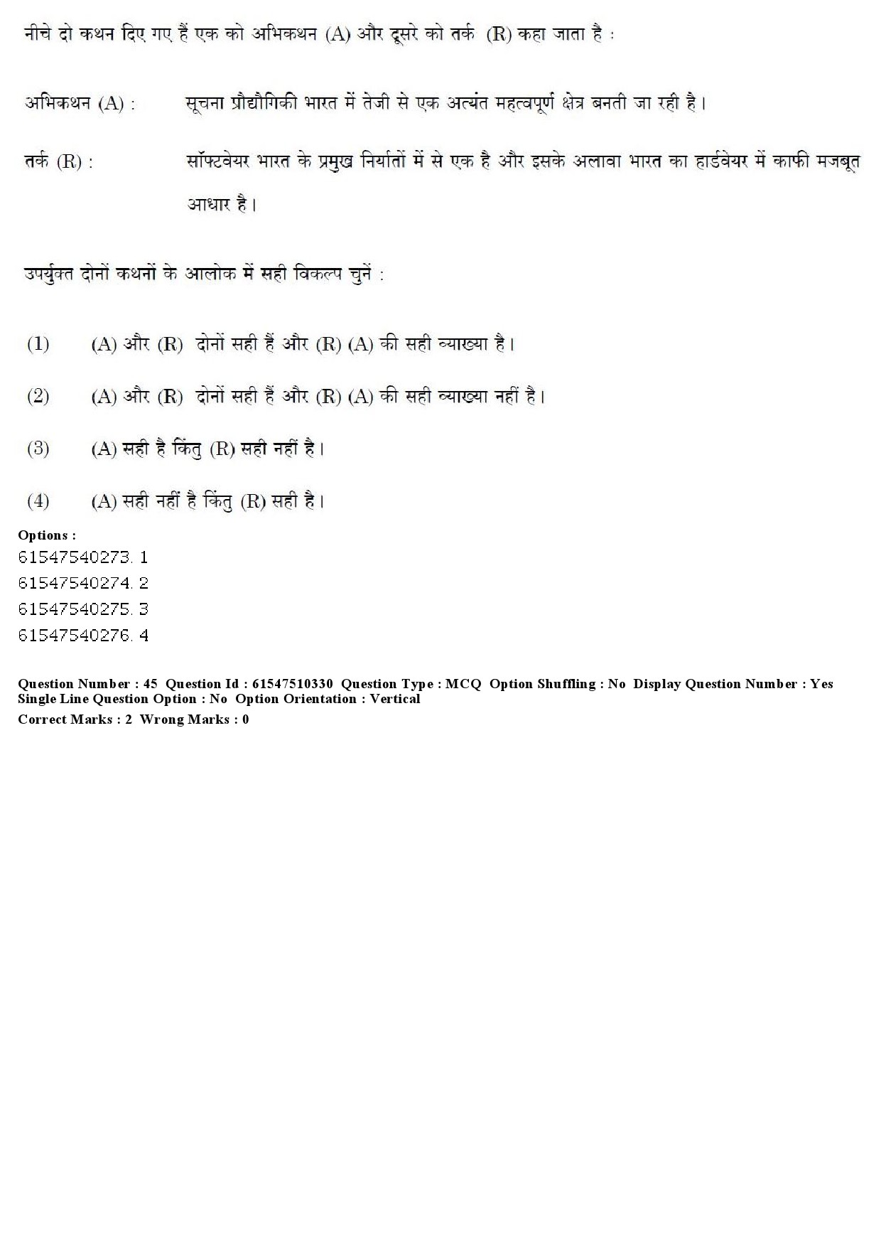 UGC NET Arab Culture and Islamic Studies Question Paper December 2019 47