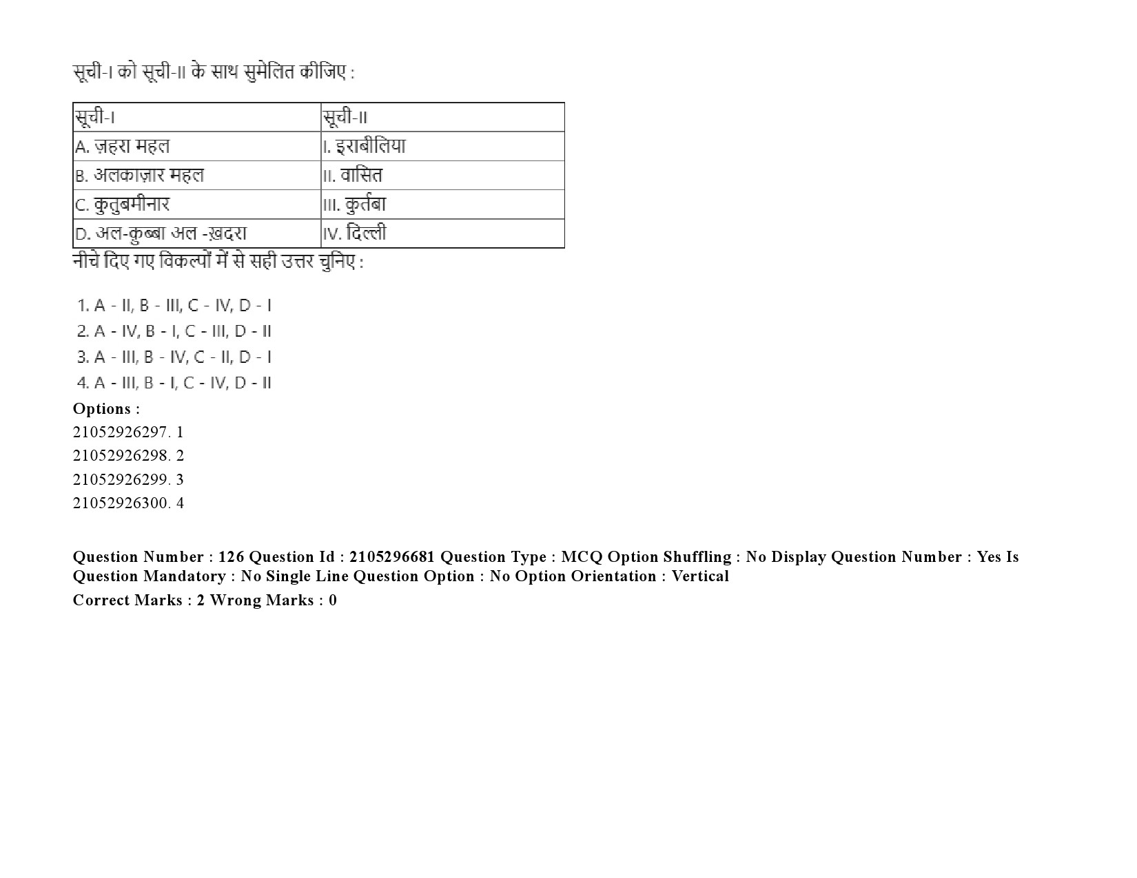 UGC NET Arab Culture and Islamic Studies Question Paper September 2020 164