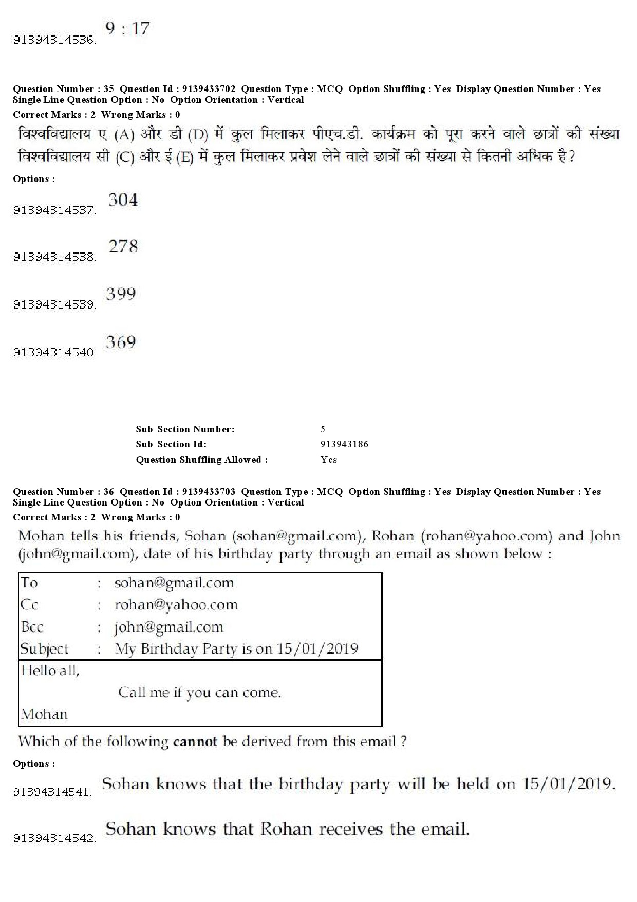 UGC NET Arabic Question Paper December 2018 36