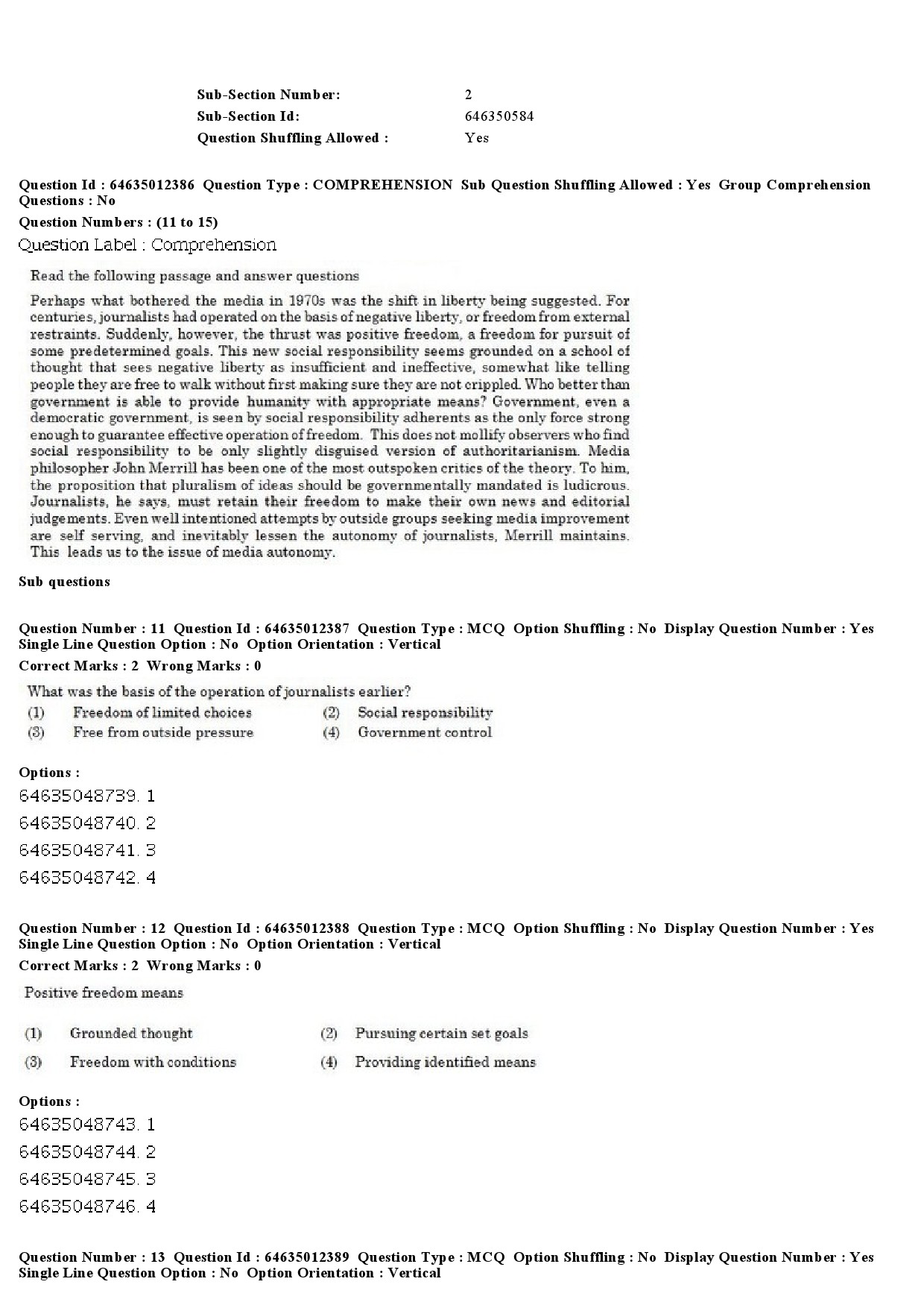 UGC NET Arabic Question Paper June 2019 8